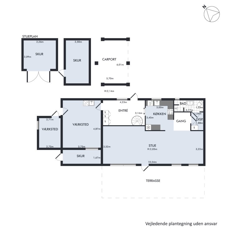 Plantegninger billede af Hvilstedvej 12, Hvilsted, 8355 Solbjerg