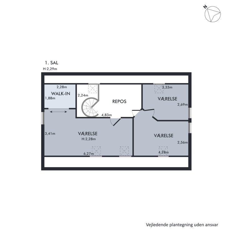 Plantegninger billede af Hvilstedvej 12, Hvilsted, 8355 Solbjerg