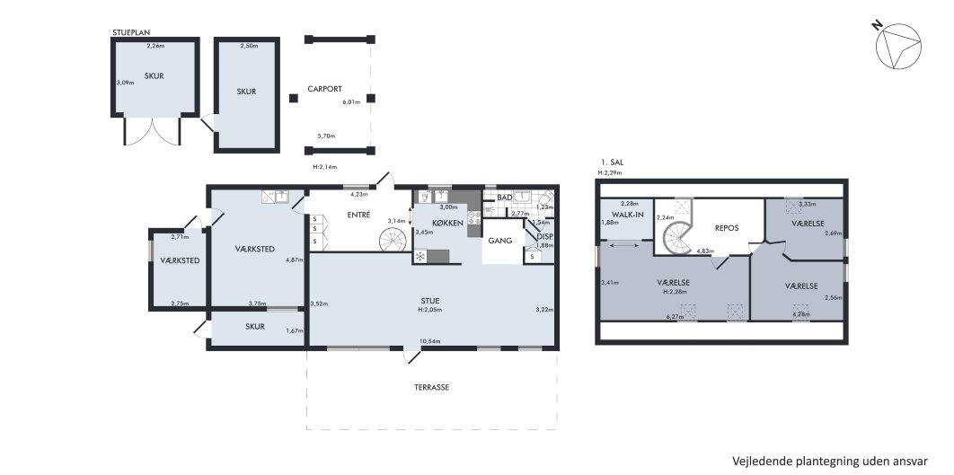 Plantegninger billede af Hvilstedvej 12, Hvilsted, 8355 Solbjerg