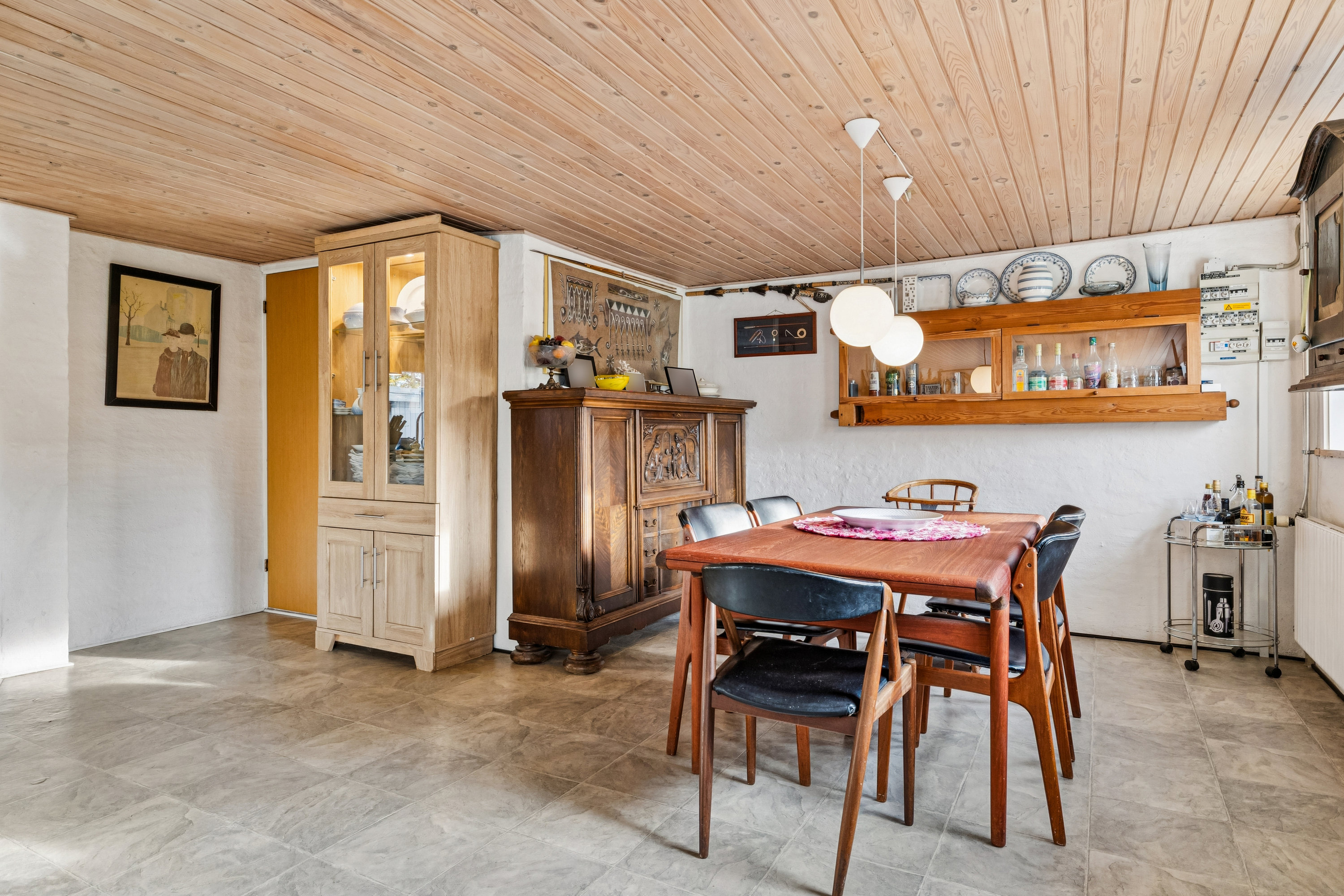 Fremhævet spisestue billede i fuldskærmstilstand. Billede af Hvilstedvej 12, Hvilsted, 8355 Solbjerg