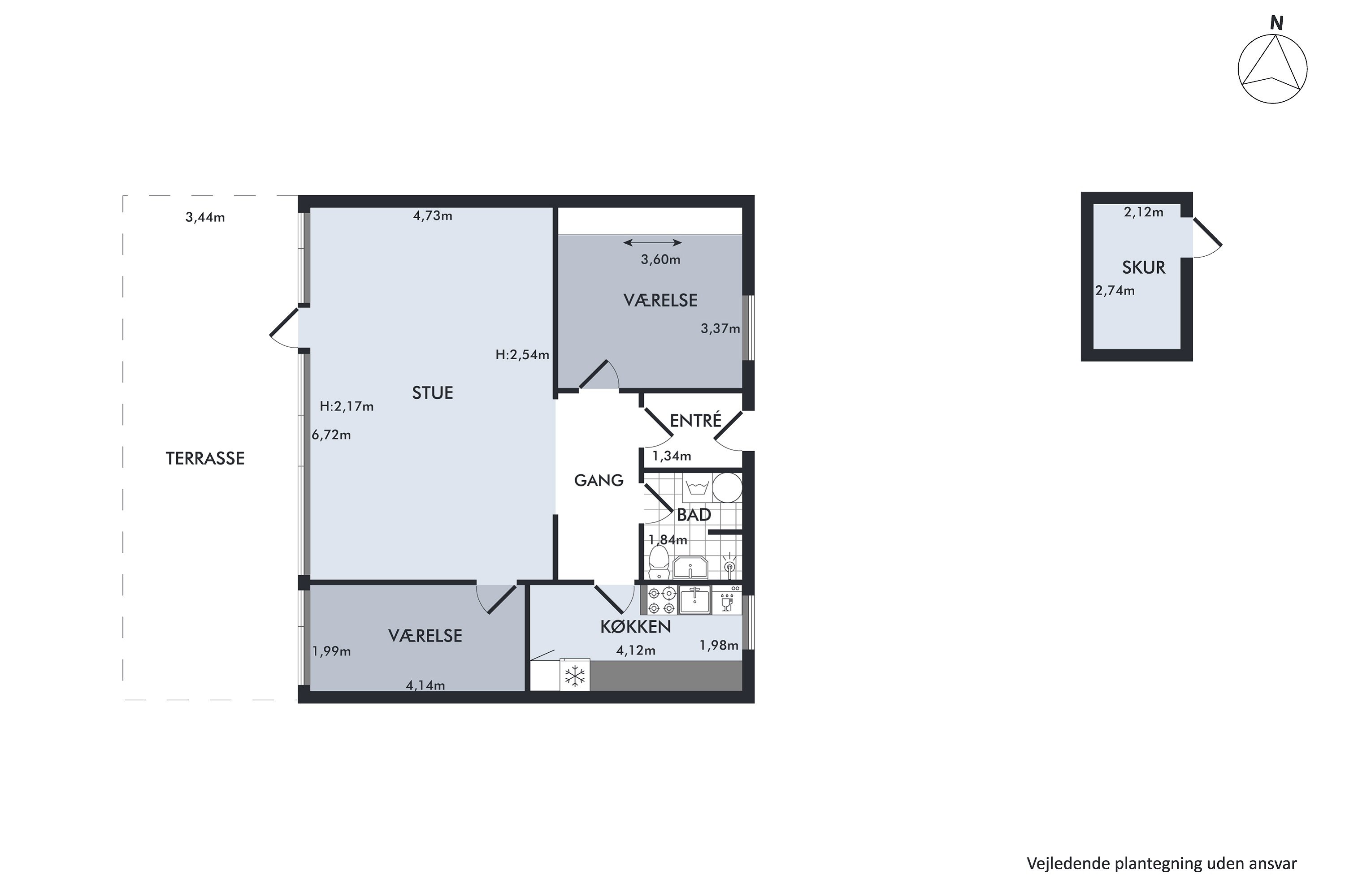 Plantegninger billede af H P Olsens Vænge 17, 2630 Taastrup