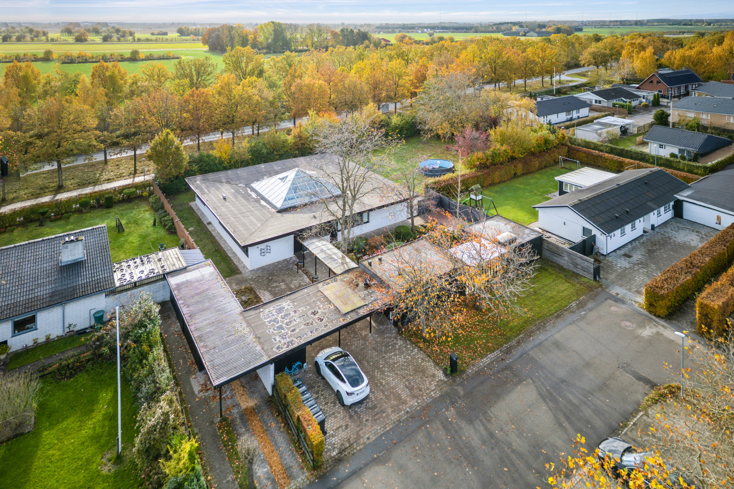 Miniaturebillede 2: luftfoto. Billede af Hegnstoften 5, 2630 Taastrup