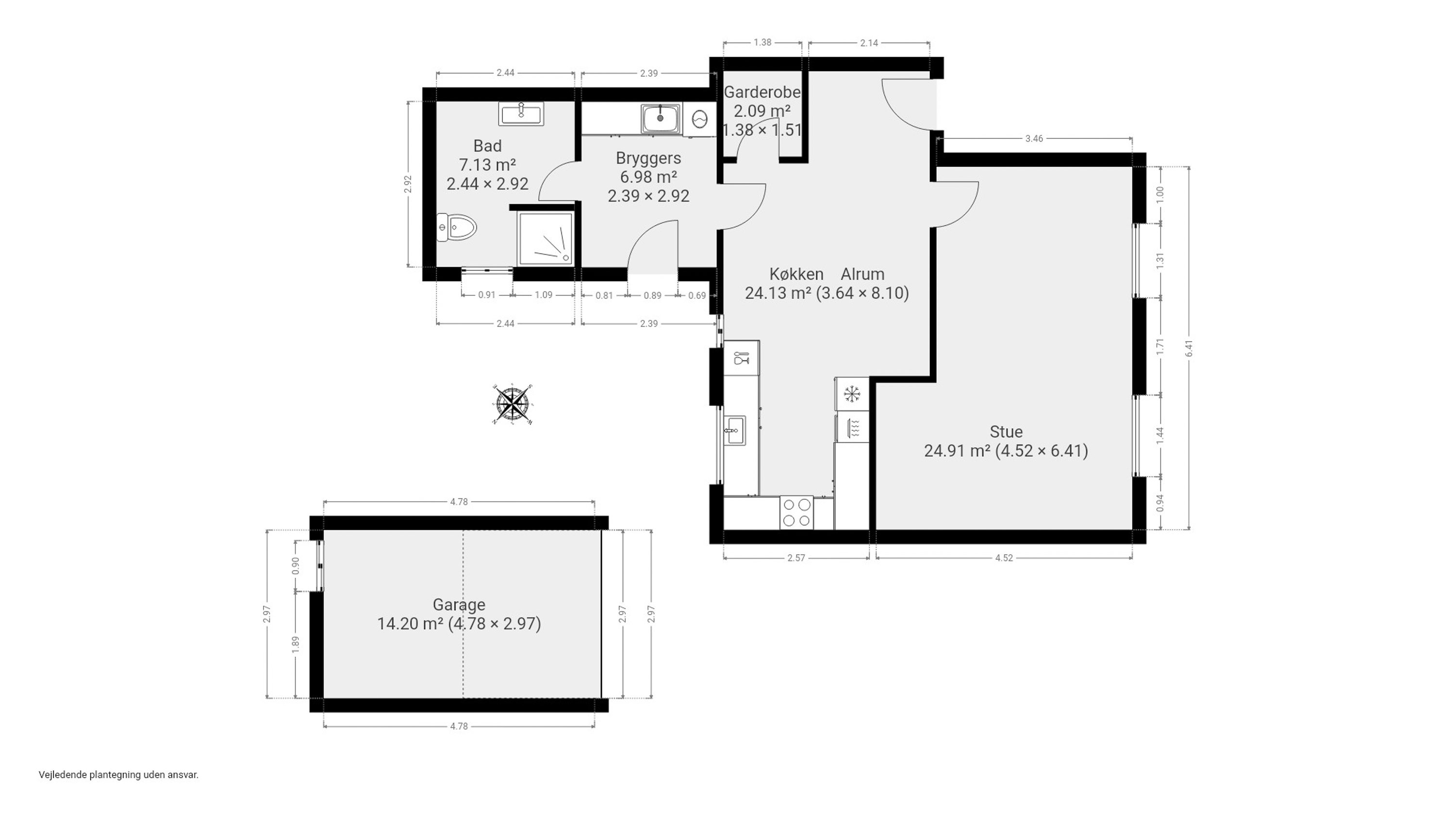 Plantegninger billede af Assensvej 46, 5600 Faaborg