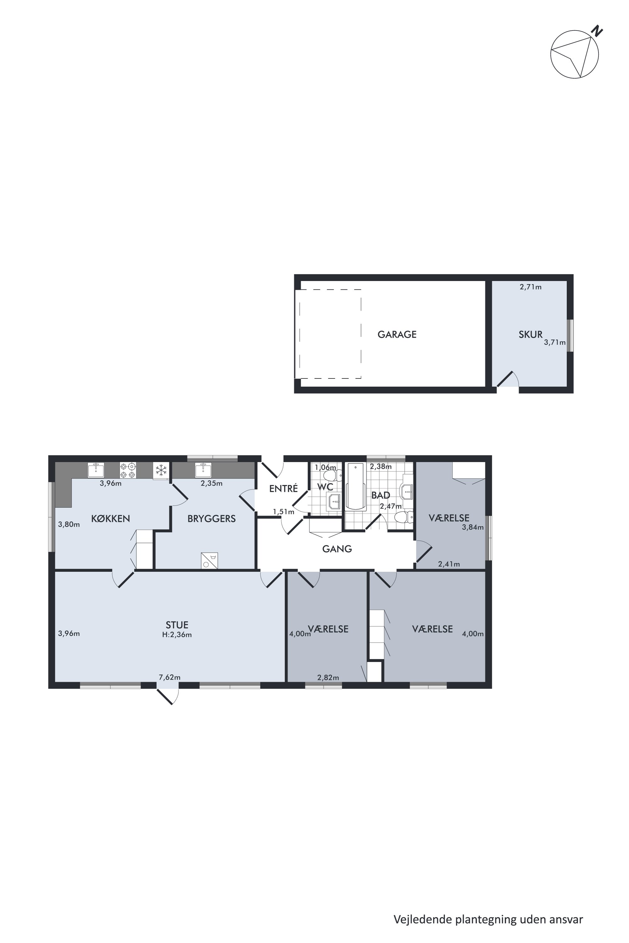 Plantegninger billede af Kildebakken 6, Ø Tørslev, 8983 Gjerlev J