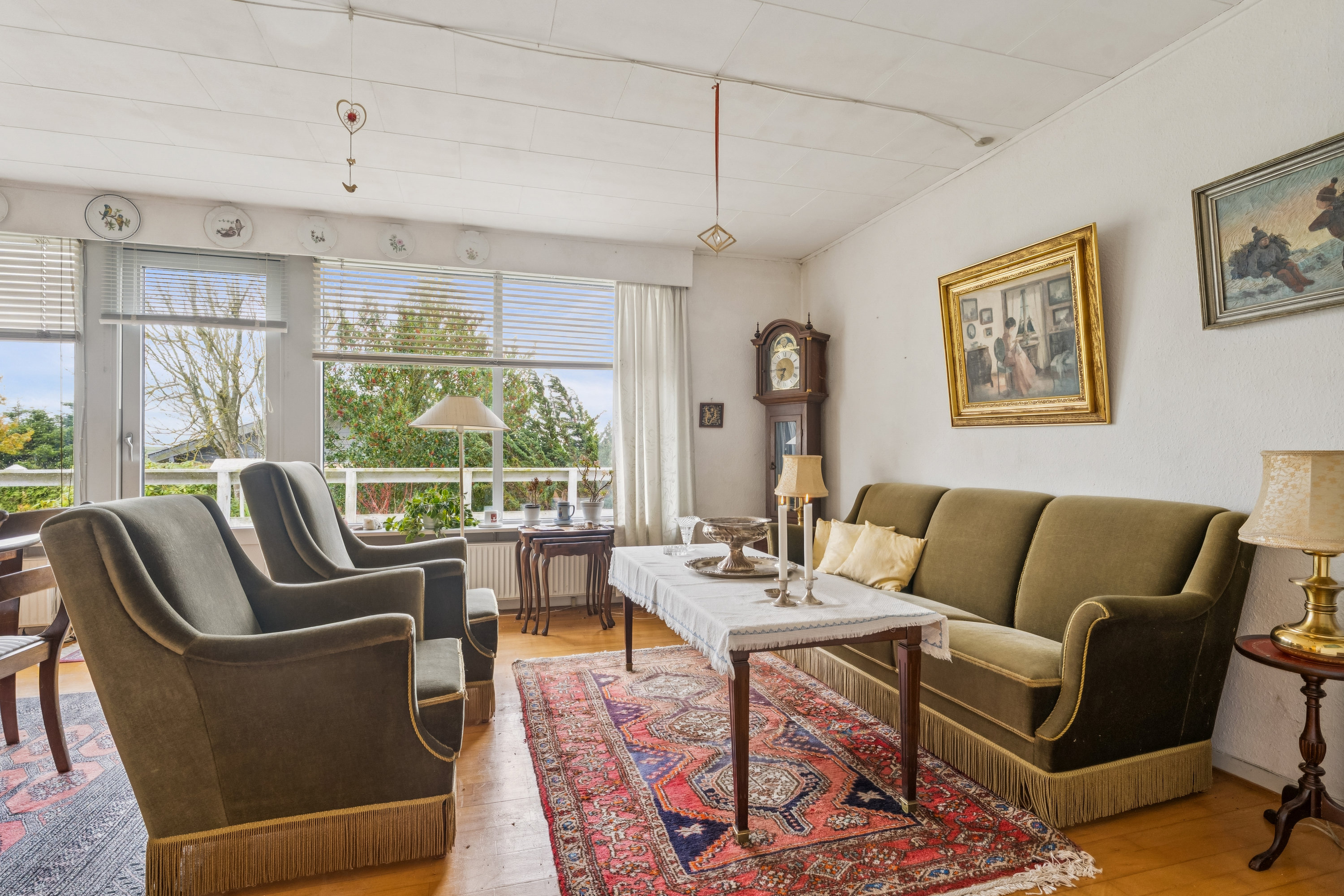 Fremhævet stue billede i fuldskærmstilstand. Billede af Kildebakken 6, Ø Tørslev, 8983 Gjerlev J