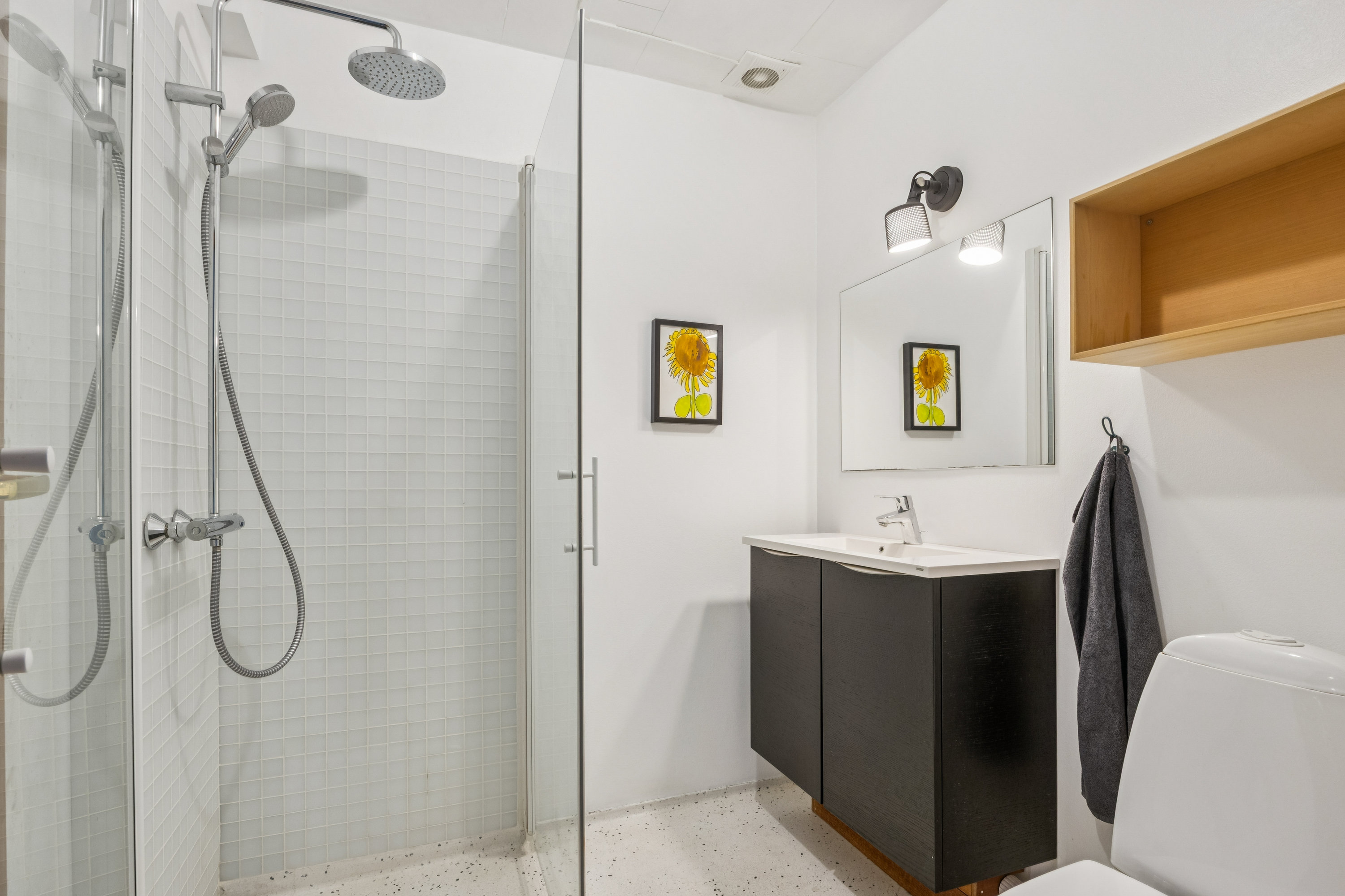 Fremhævet badeværelse billede i fuldskærmstilstand. Billede af Bregnebjergvej 6, 4100 Ringsted