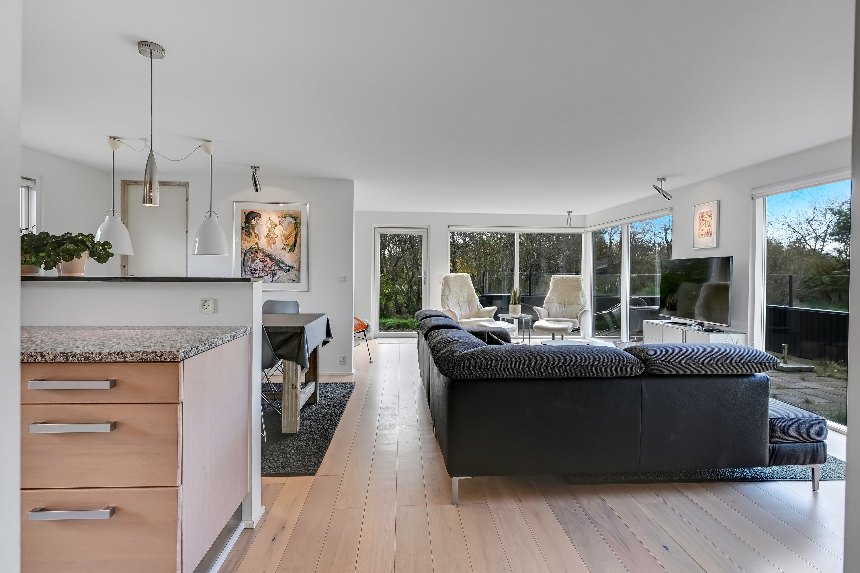 Fremhævet stue billede i fuldskærmstilstand. Billede af Store Klit 63, Rindby Strand, 6720 Fanø