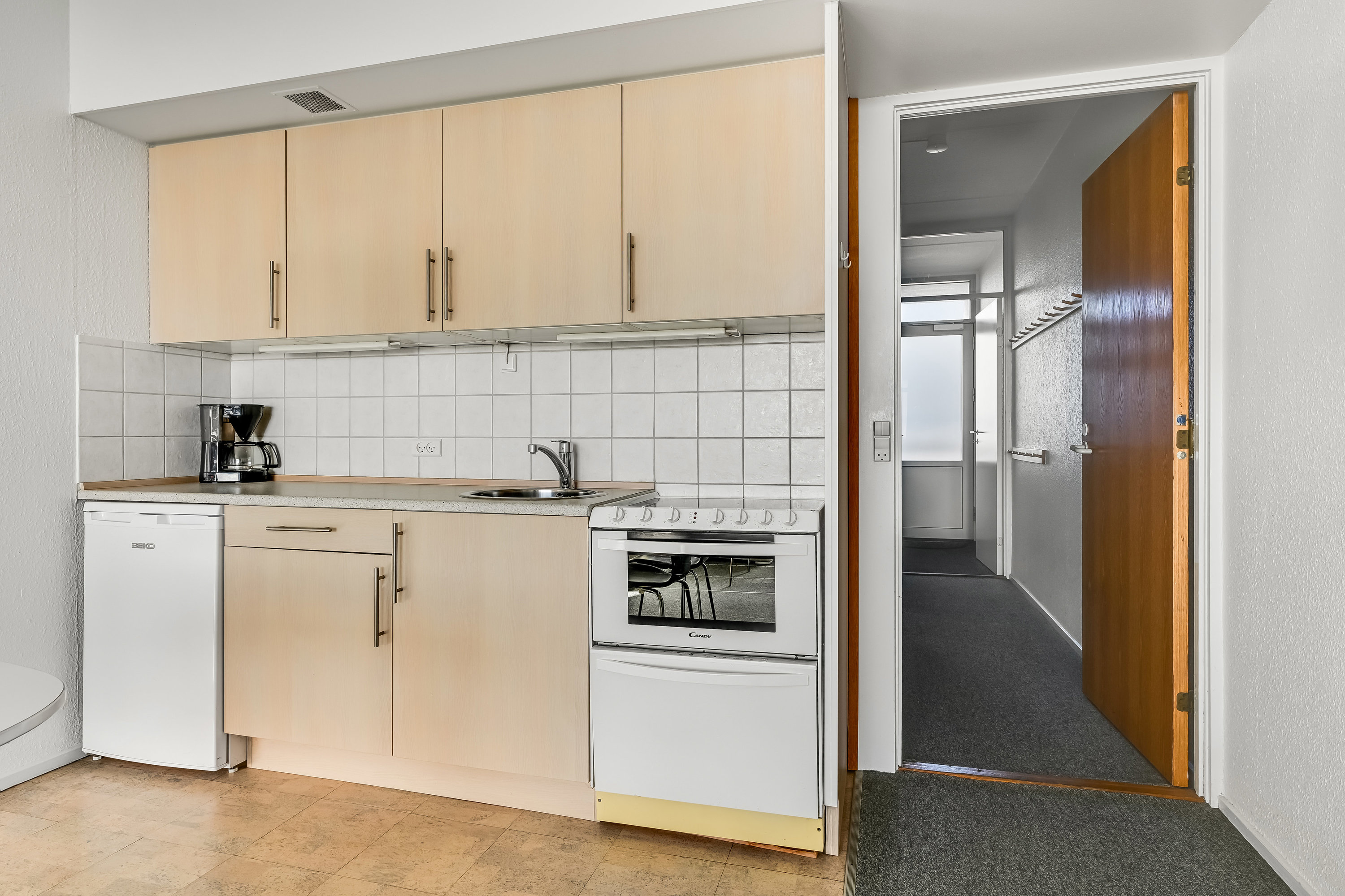 Fremhævet køkken billede i fuldskærmstilstand. Billede af Strandvejen 61A, 2. 309., Fanø Bad, 6720 Fanø