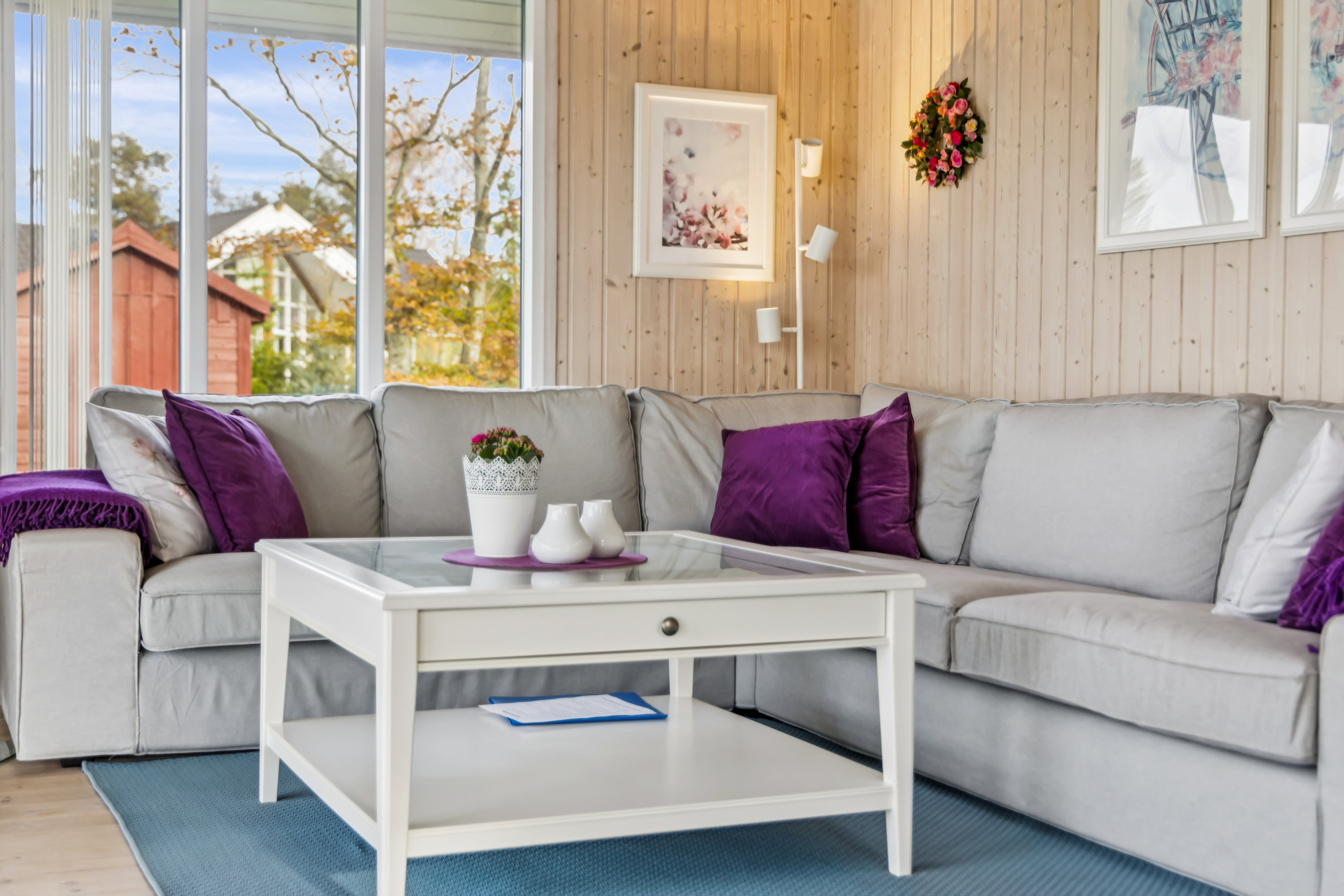 Fremhævet stue billede i fuldskærmstilstand. Billede af Engdraget 8, Hou, 9370 Hals