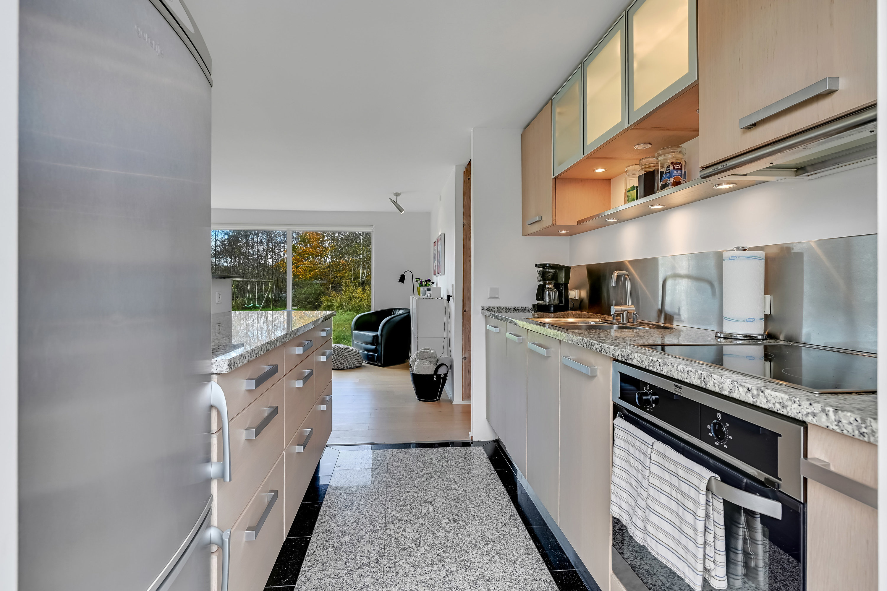 Fremhævet køkken billede i fuldskærmstilstand. Billede af Store Klit 63, Rindby Strand, 6720 Fanø