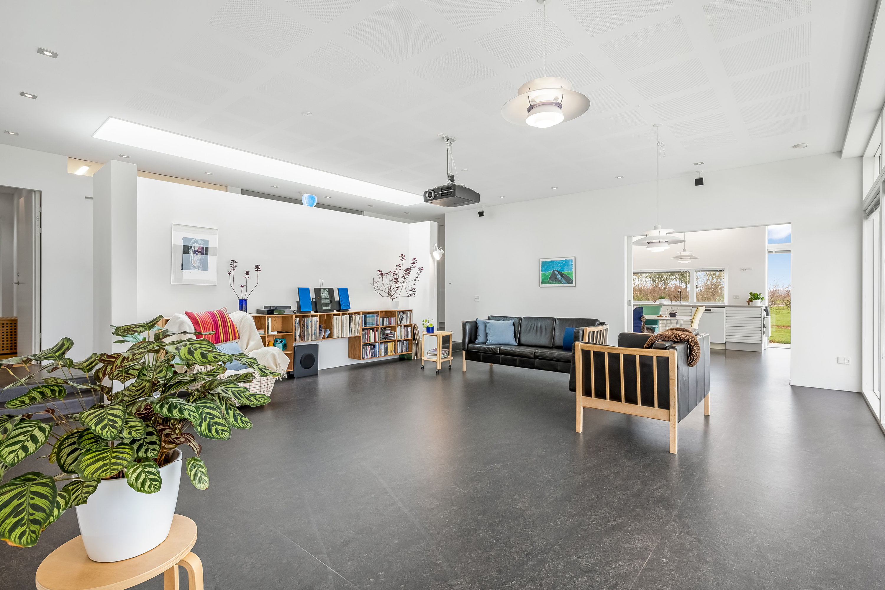 Fremhævet stue billede i fuldskærmstilstand. Billede af Børringvej 18, Fabjerg, 7620 Lemvig