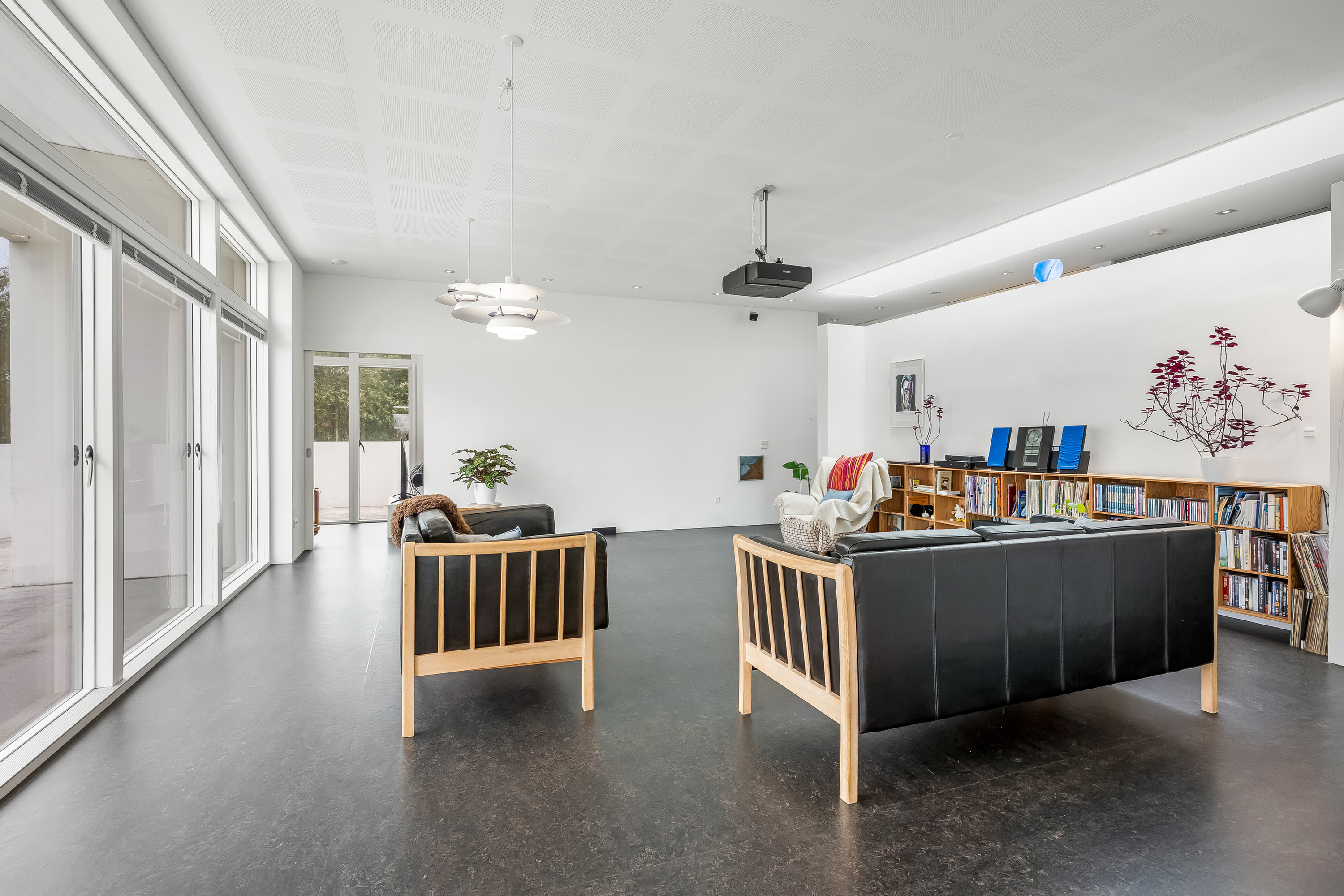 Fremhævet stue billede i fuldskærmstilstand. Billede af Børringvej 18, Fabjerg, 7620 Lemvig