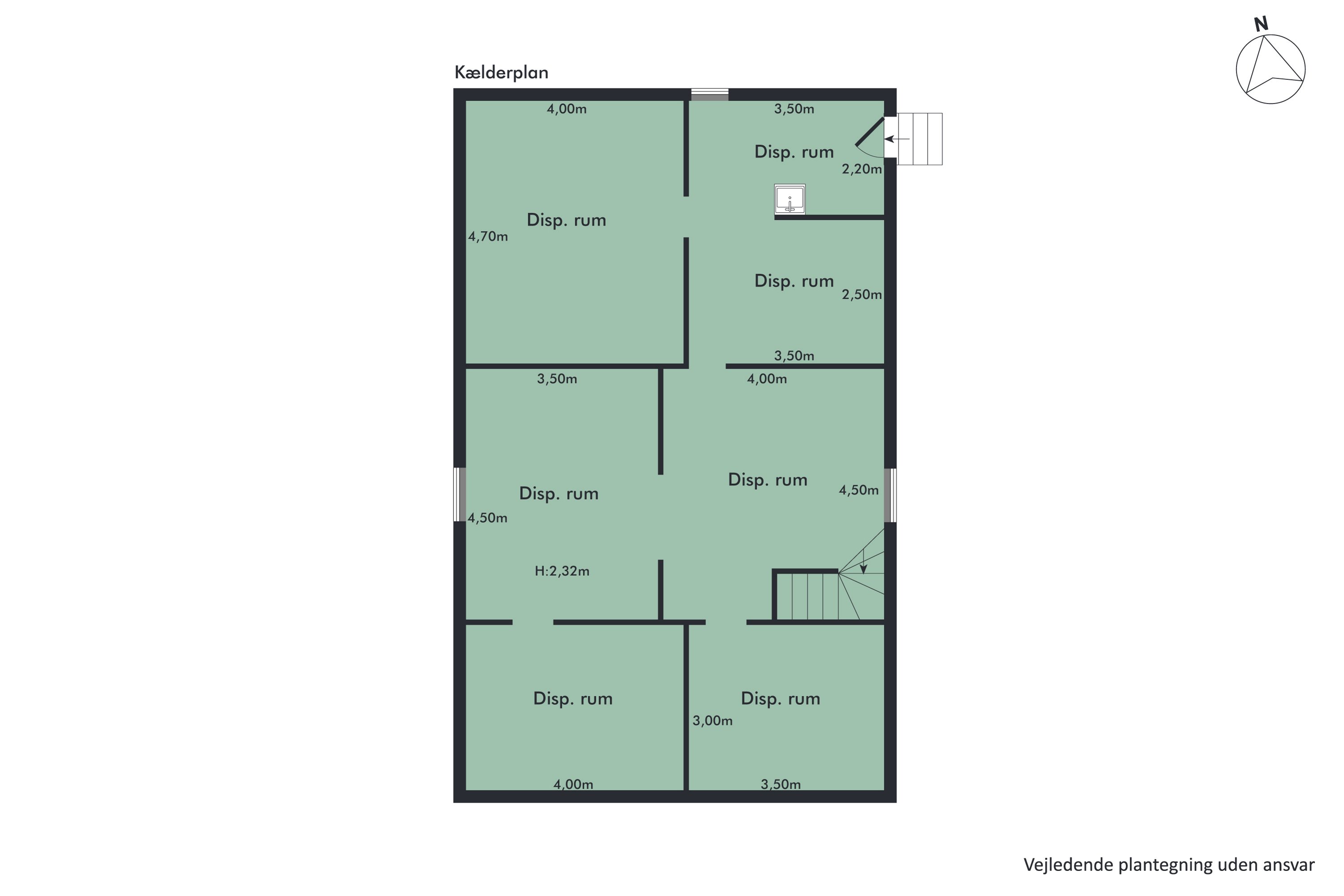 Plantegninger billede af Lille Østergade 2, 9370 Hals