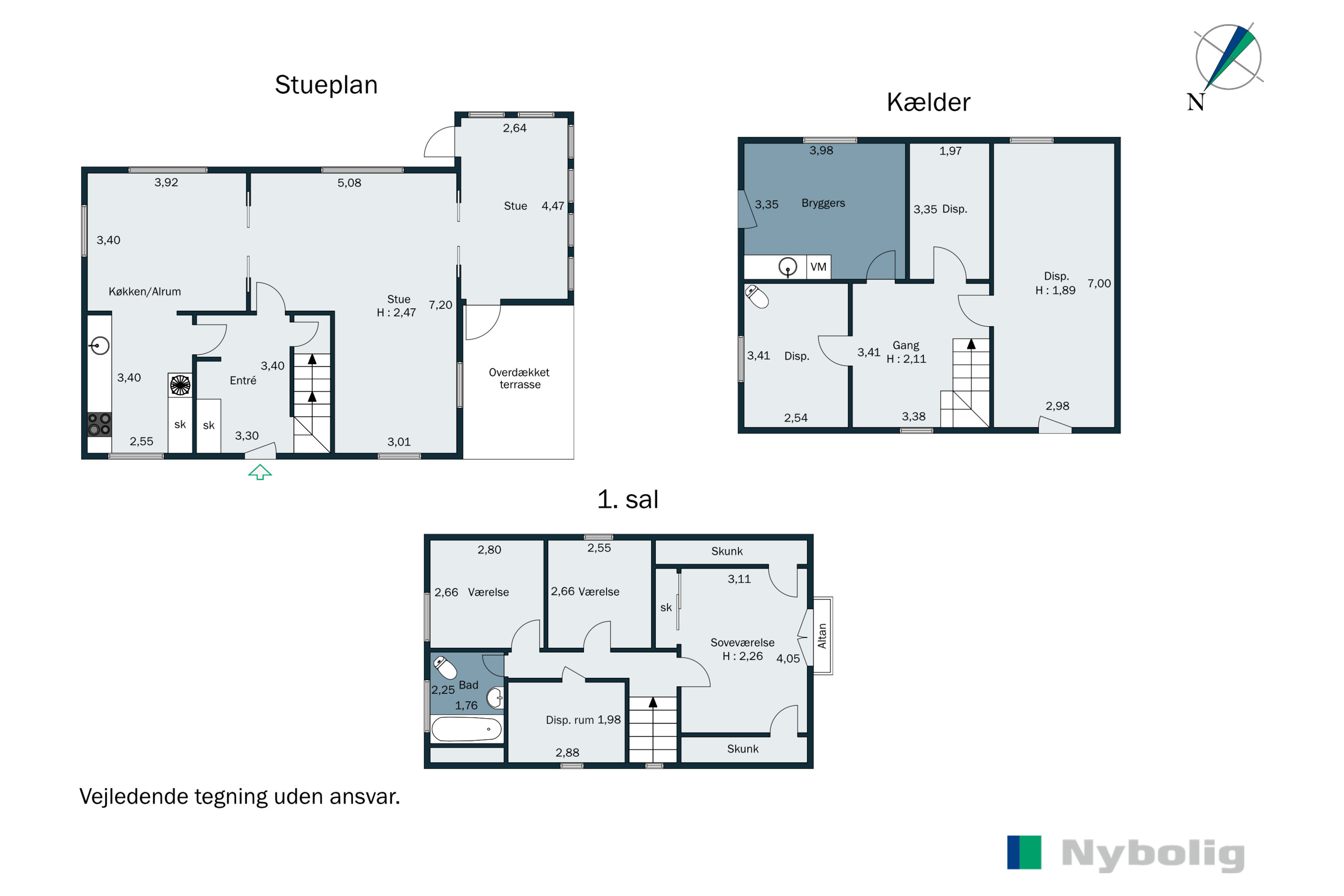 Plantegninger billede af Gersdorffsgade 17, 8300 Odder