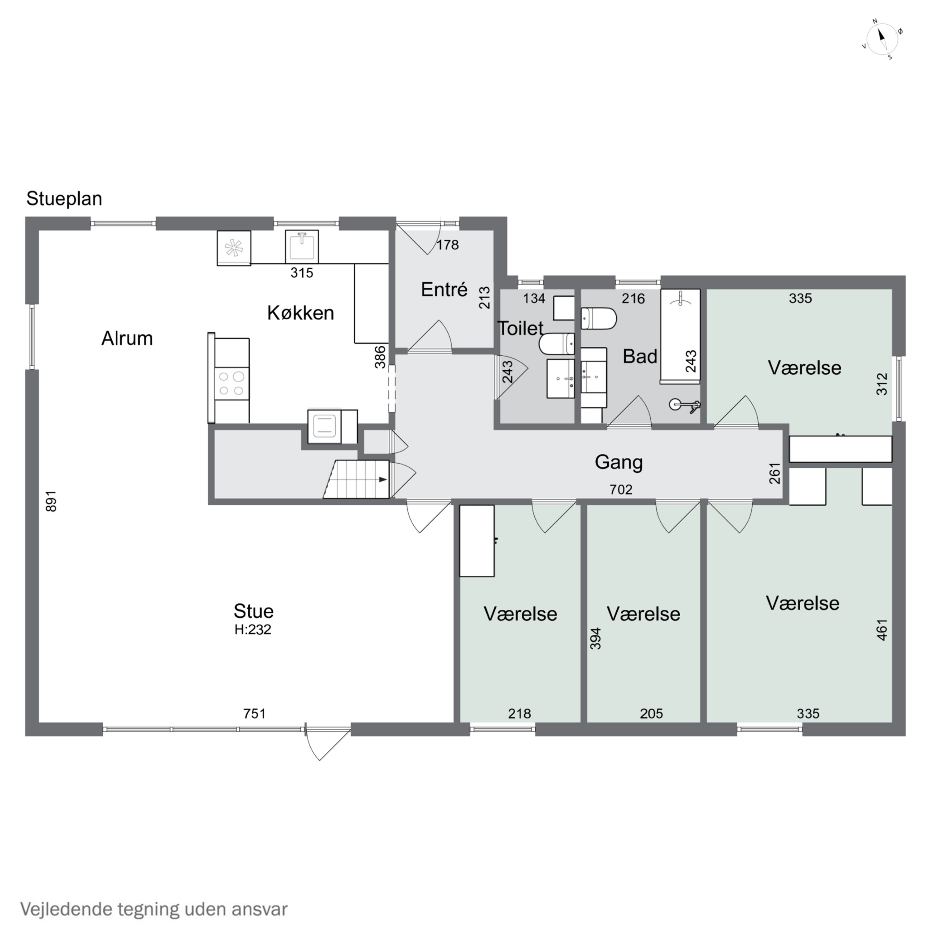 Plantegninger billede af Gyvelvænget 309, 7730 Hanstholm