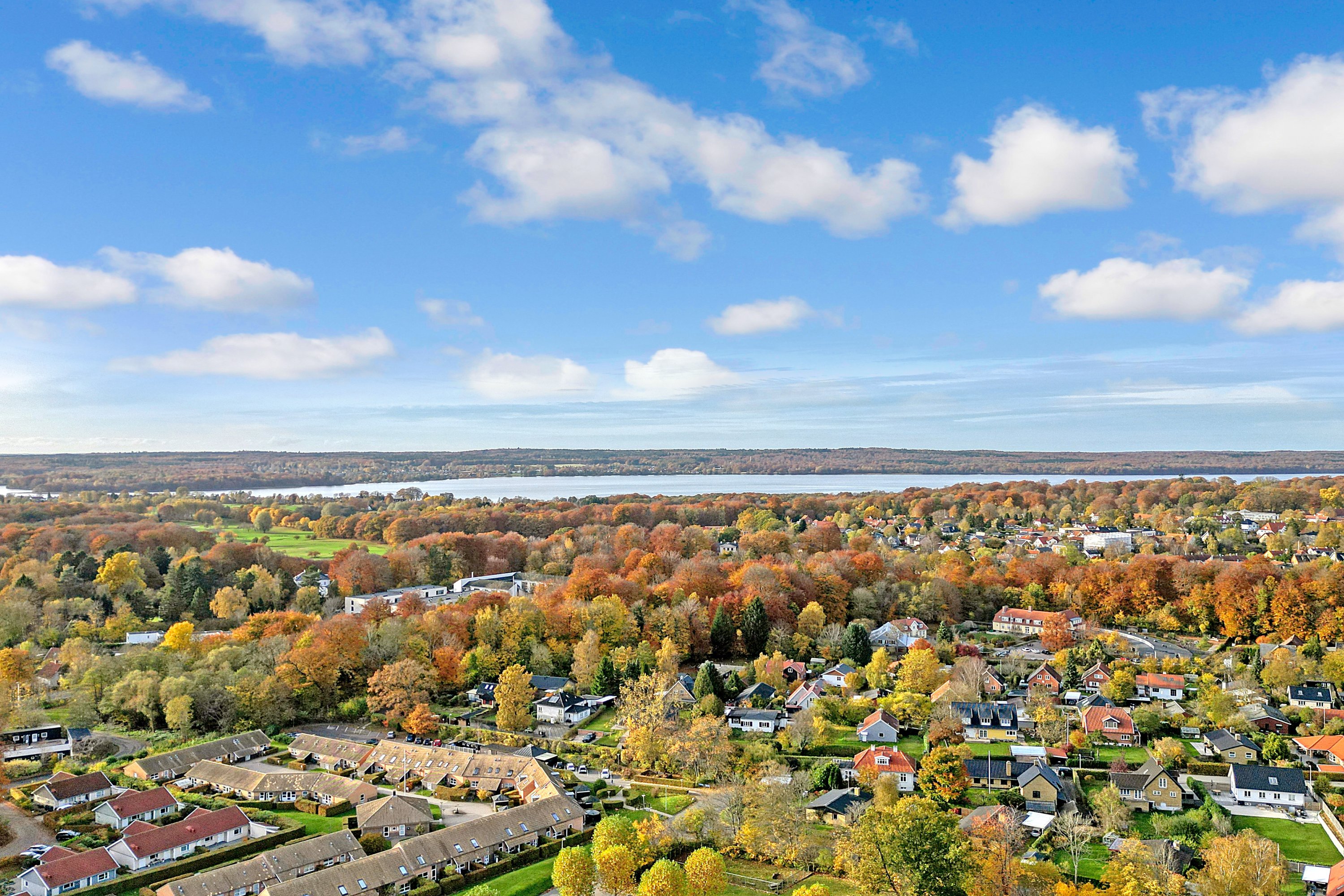 Fremhævet luftfoto billede i fuldskærmstilstand. Billede af Parken 7, 1. tv., 3480 Fredensborg