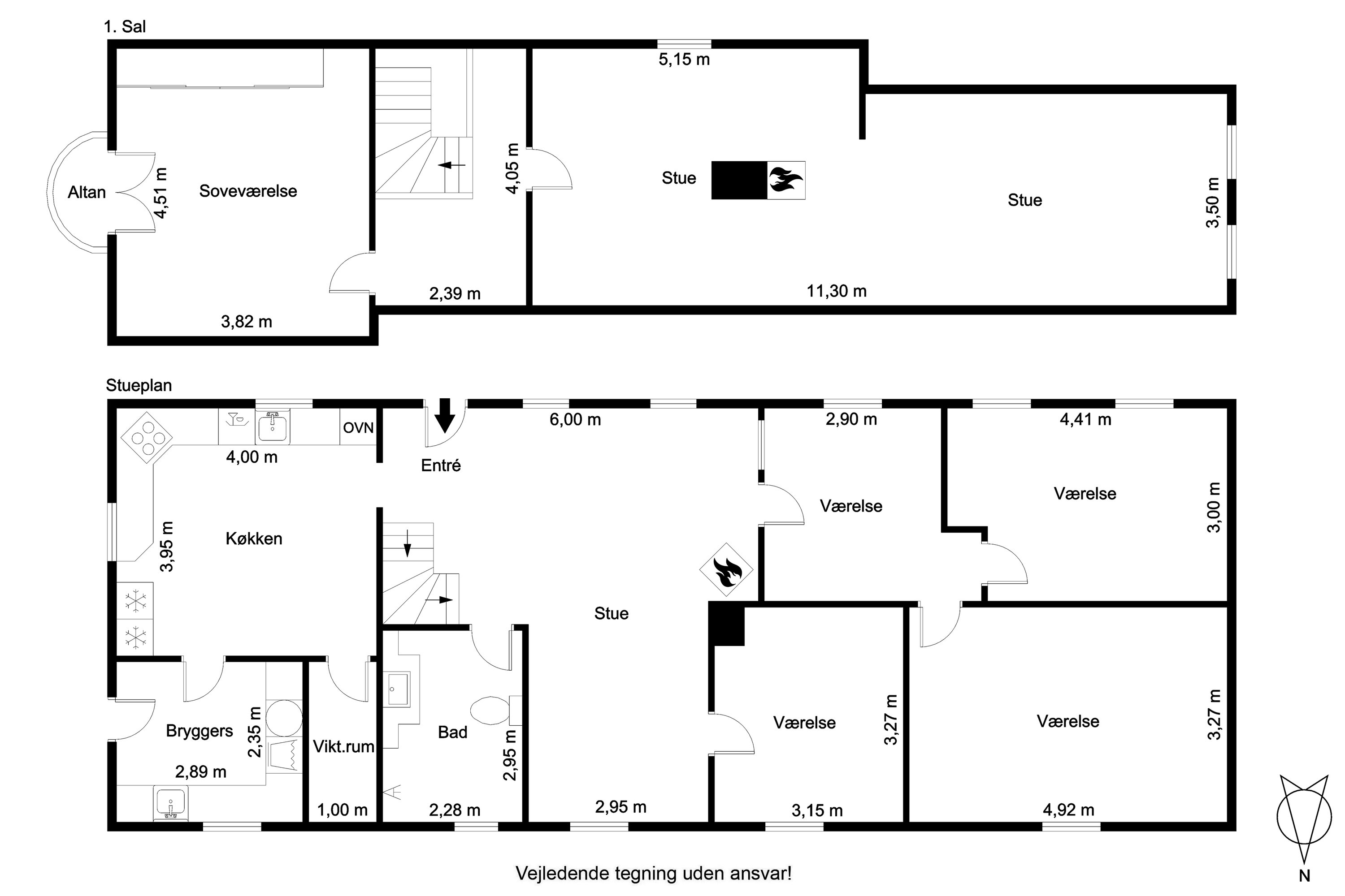Plantegninger billede af Lyngsaafælledvej 11, Lyngså, 9300 Sæby