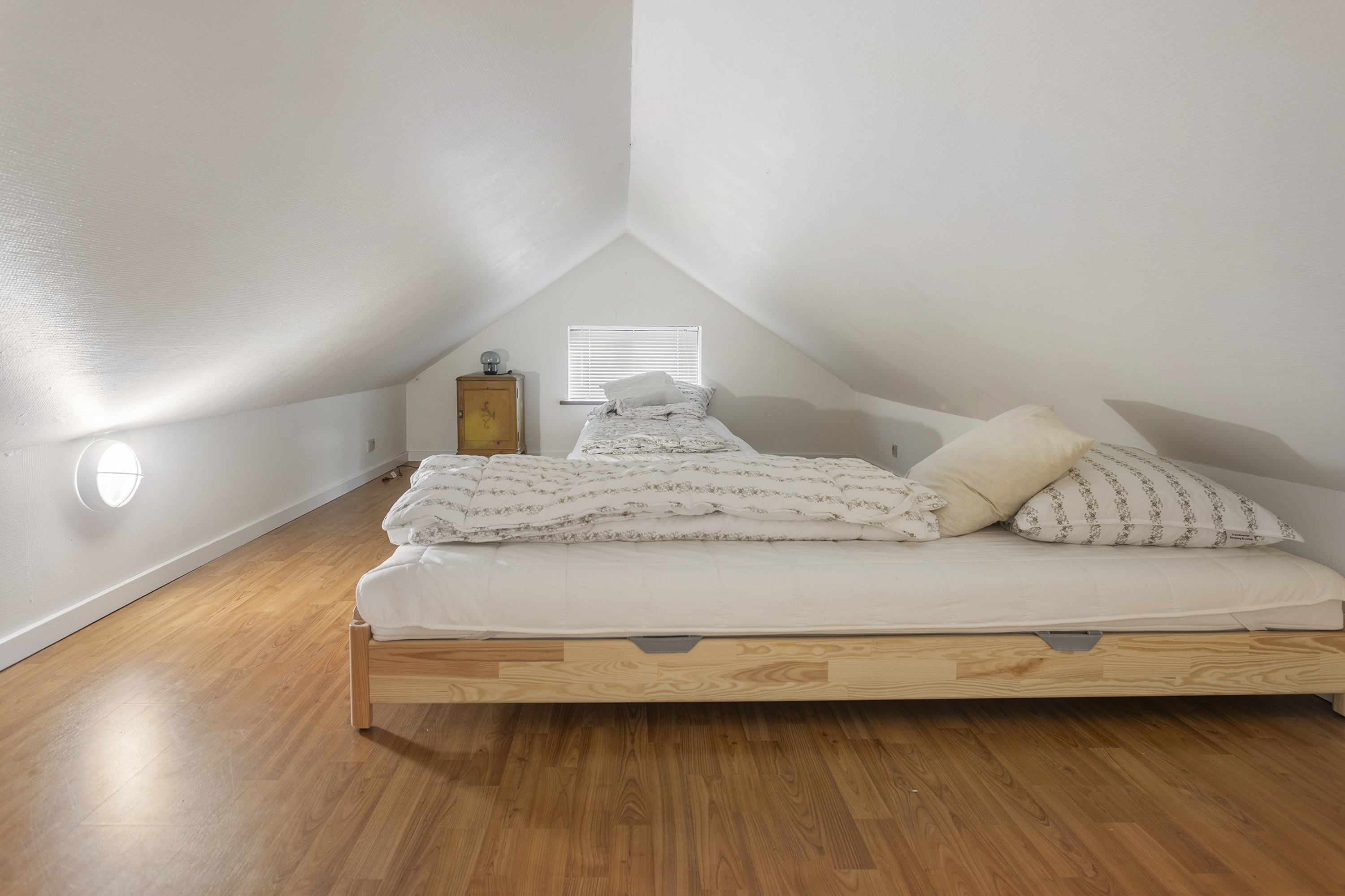 Fremhævet anneks -soveværelse billede i fuldskærmstilstand. Billede af Lyngsaafælledvej 11, Lyngså, 9300 Sæby