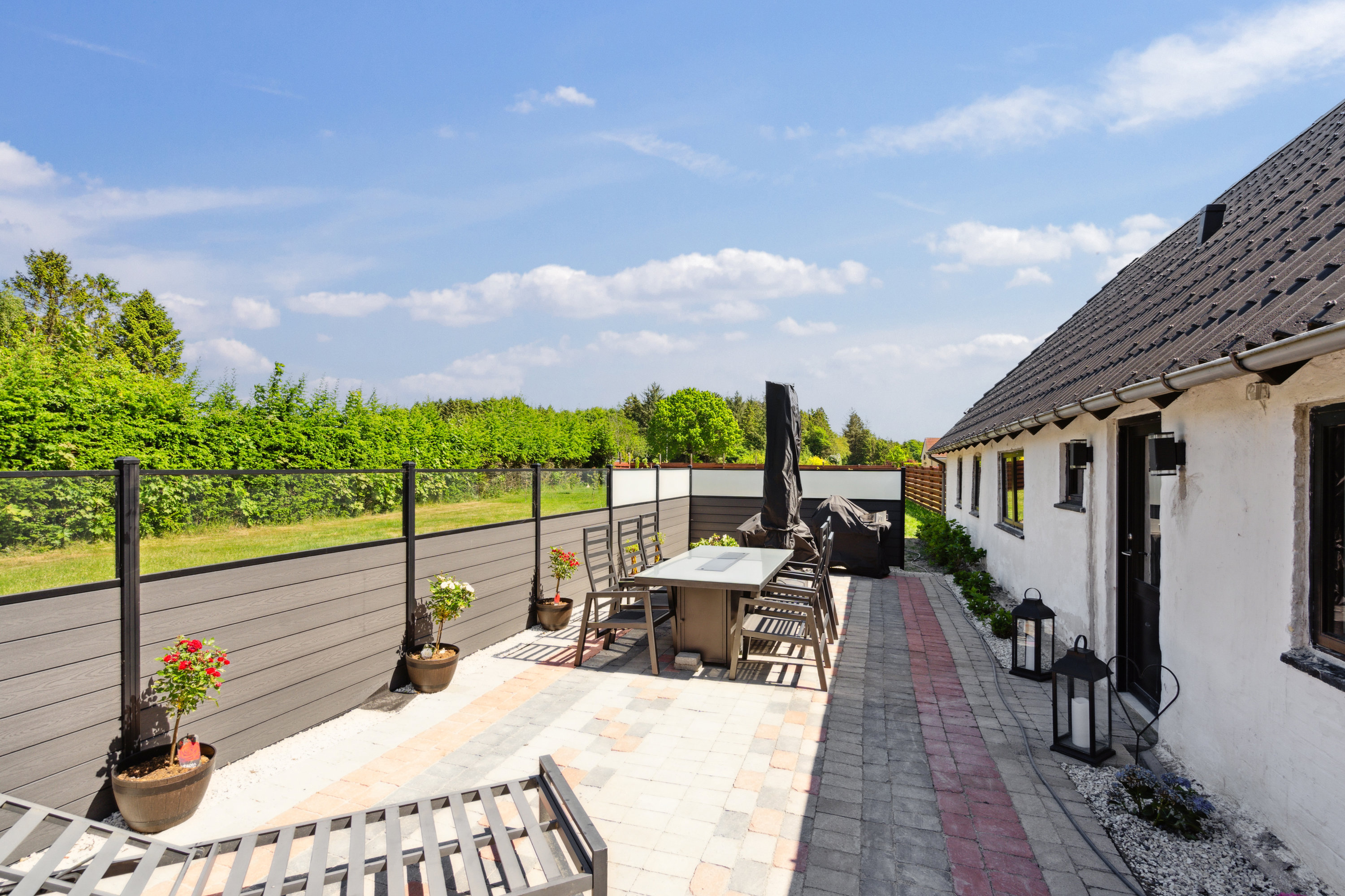 Fremhævet terrasse billede i fuldskærmstilstand. Billede af Hedebovej 36, Heden, 5750 Ringe