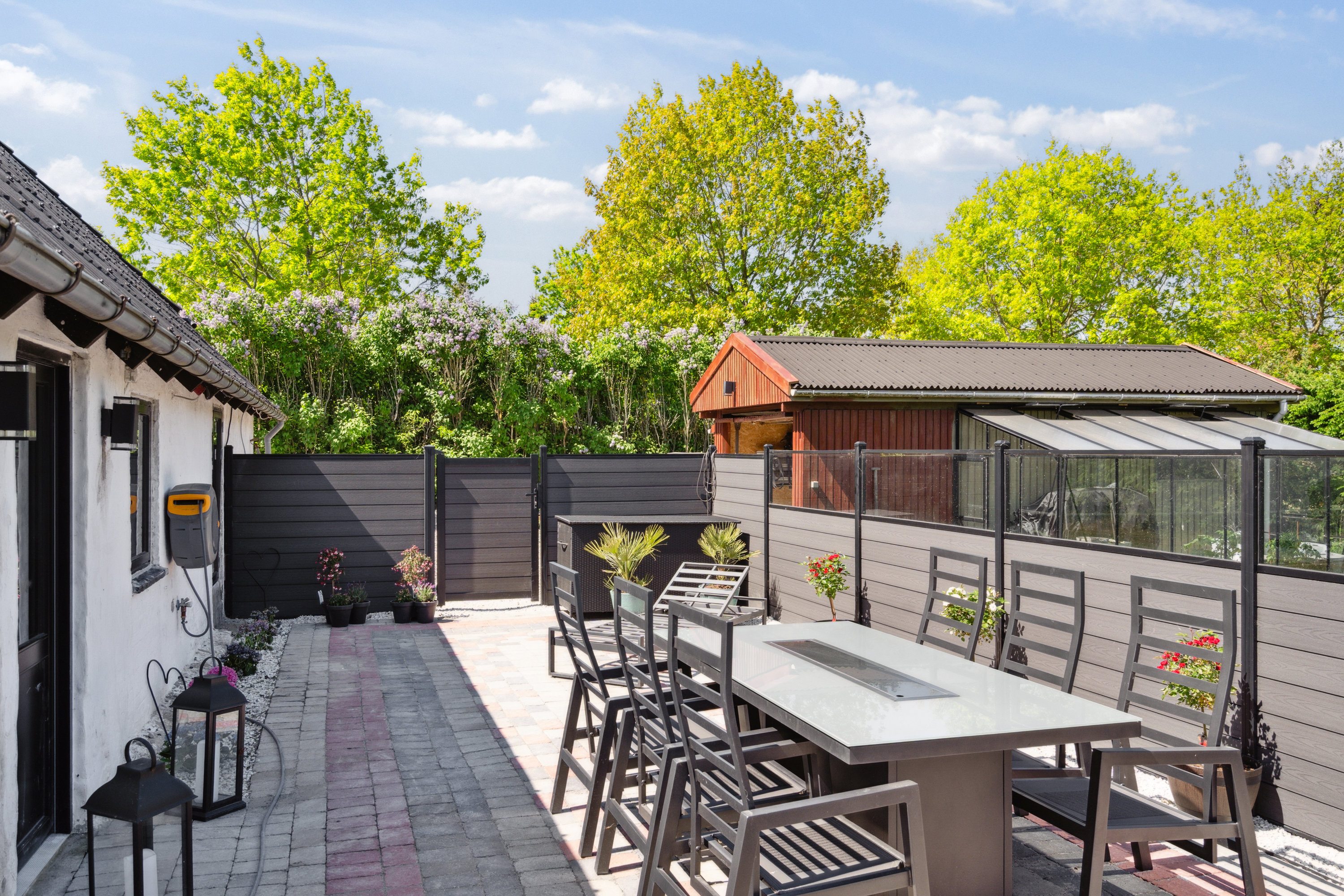 Fremhævet terrasse billede i fuldskærmstilstand. Billede af Hedebovej 36, Heden, 5750 Ringe