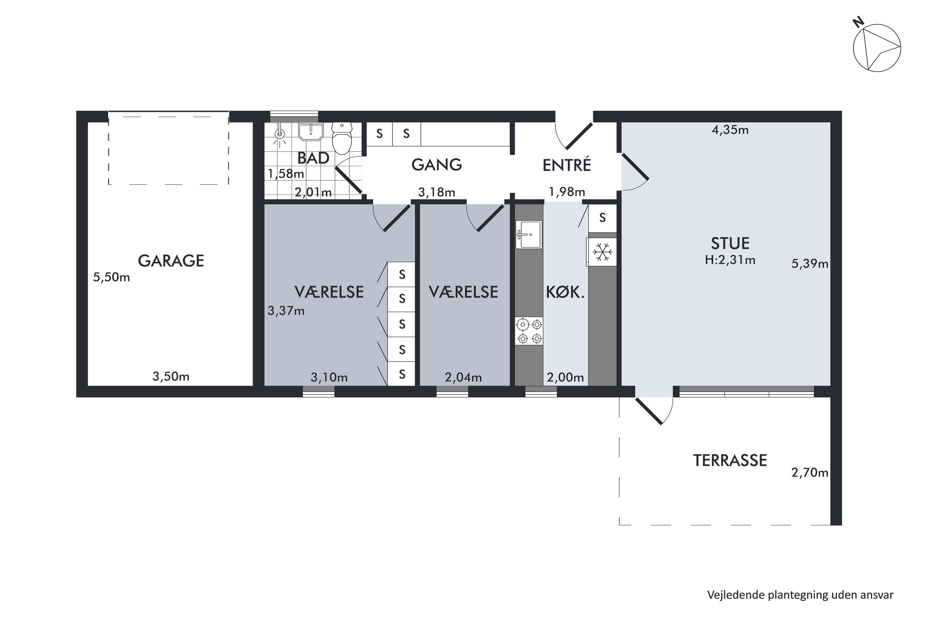 Plantegninger billede af Drøvten 41, 9310 Vodskov