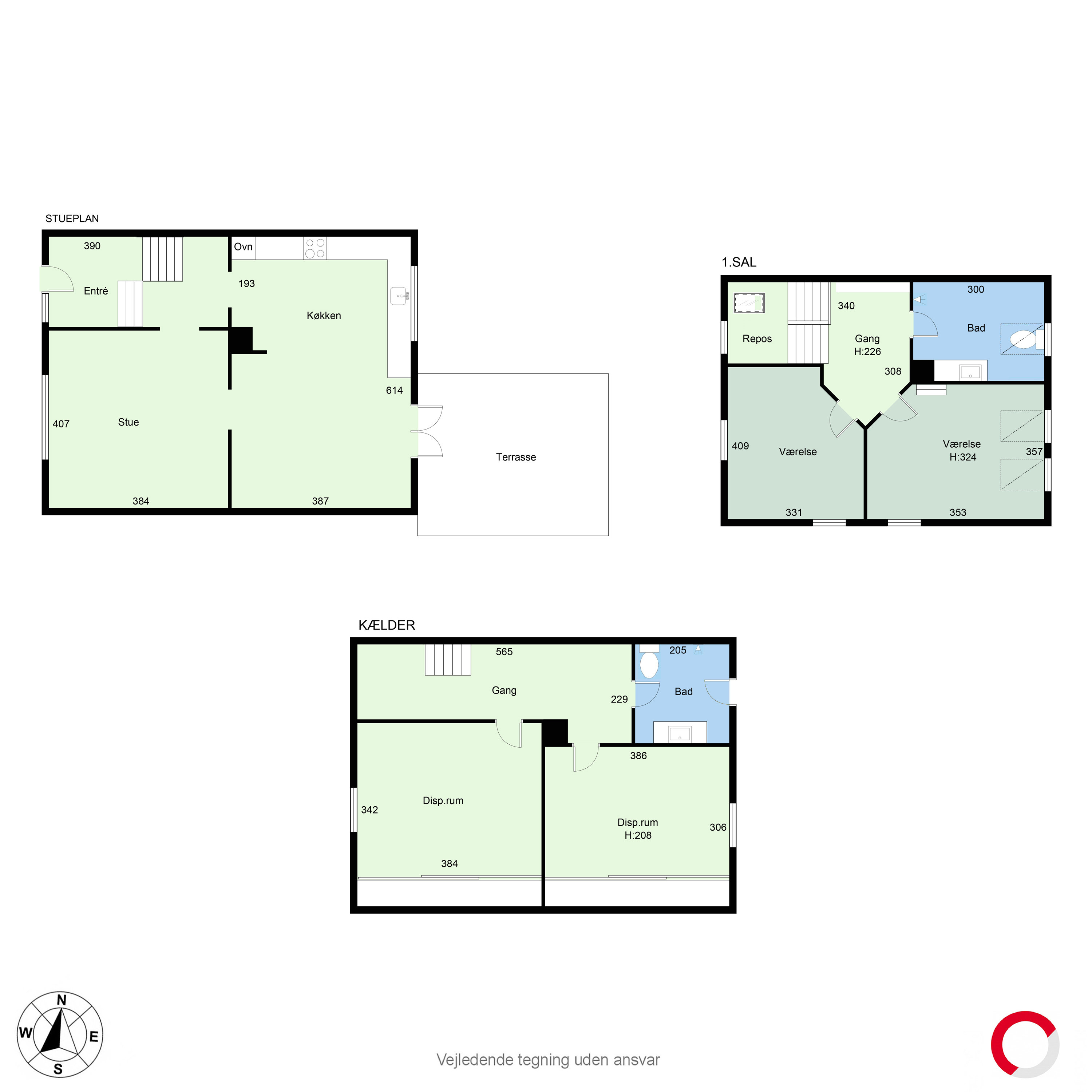 Plantegninger billede af Thorsvej 45, 8230 Åbyhøj