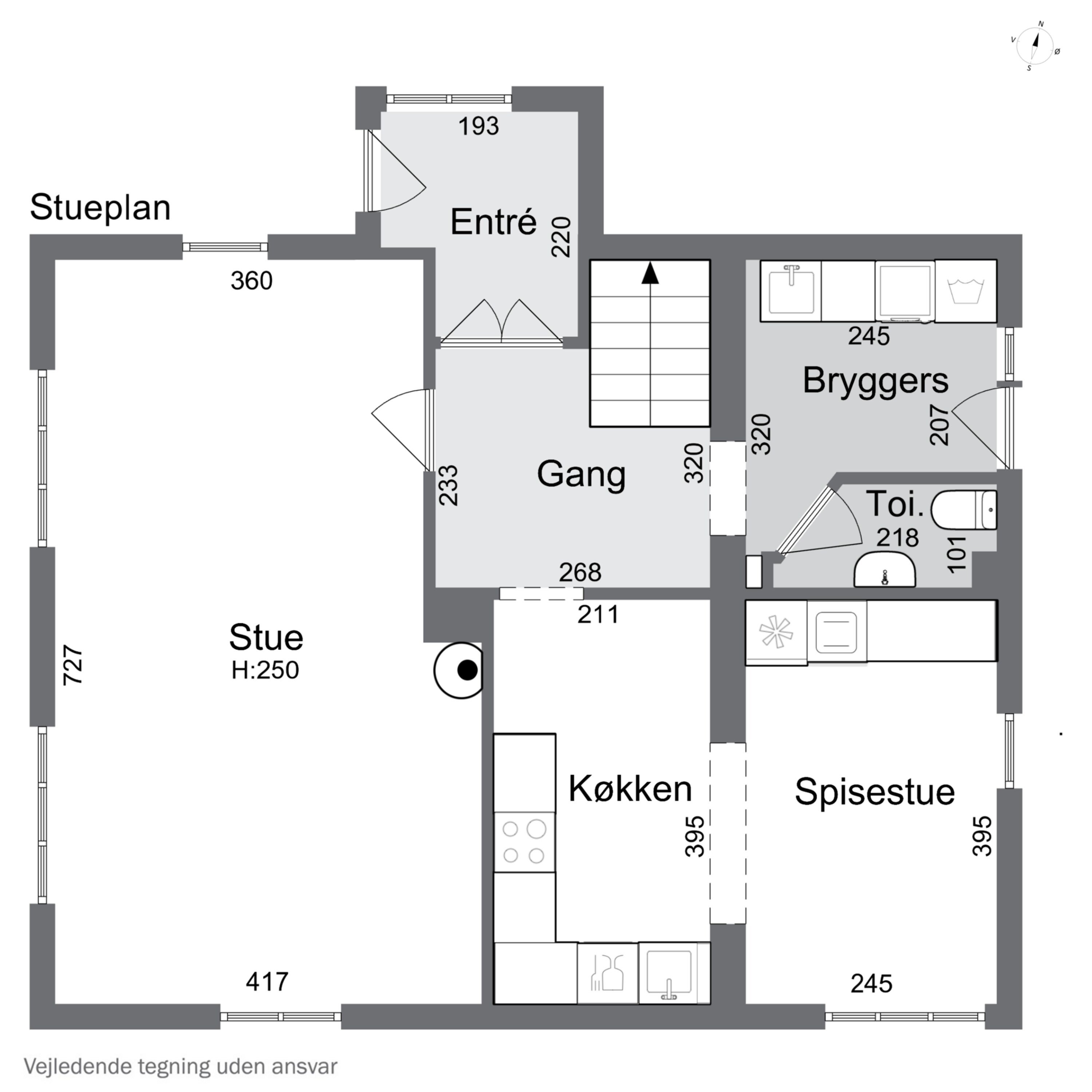Plantegninger billede af Risbjerggårds Alle 13, 2650 Hvidovre