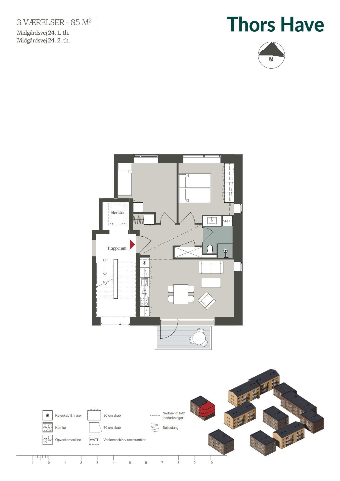 Plantegninger billede af Midgårdsvej 24, 1. th., Bolbro, 5200 Odense V