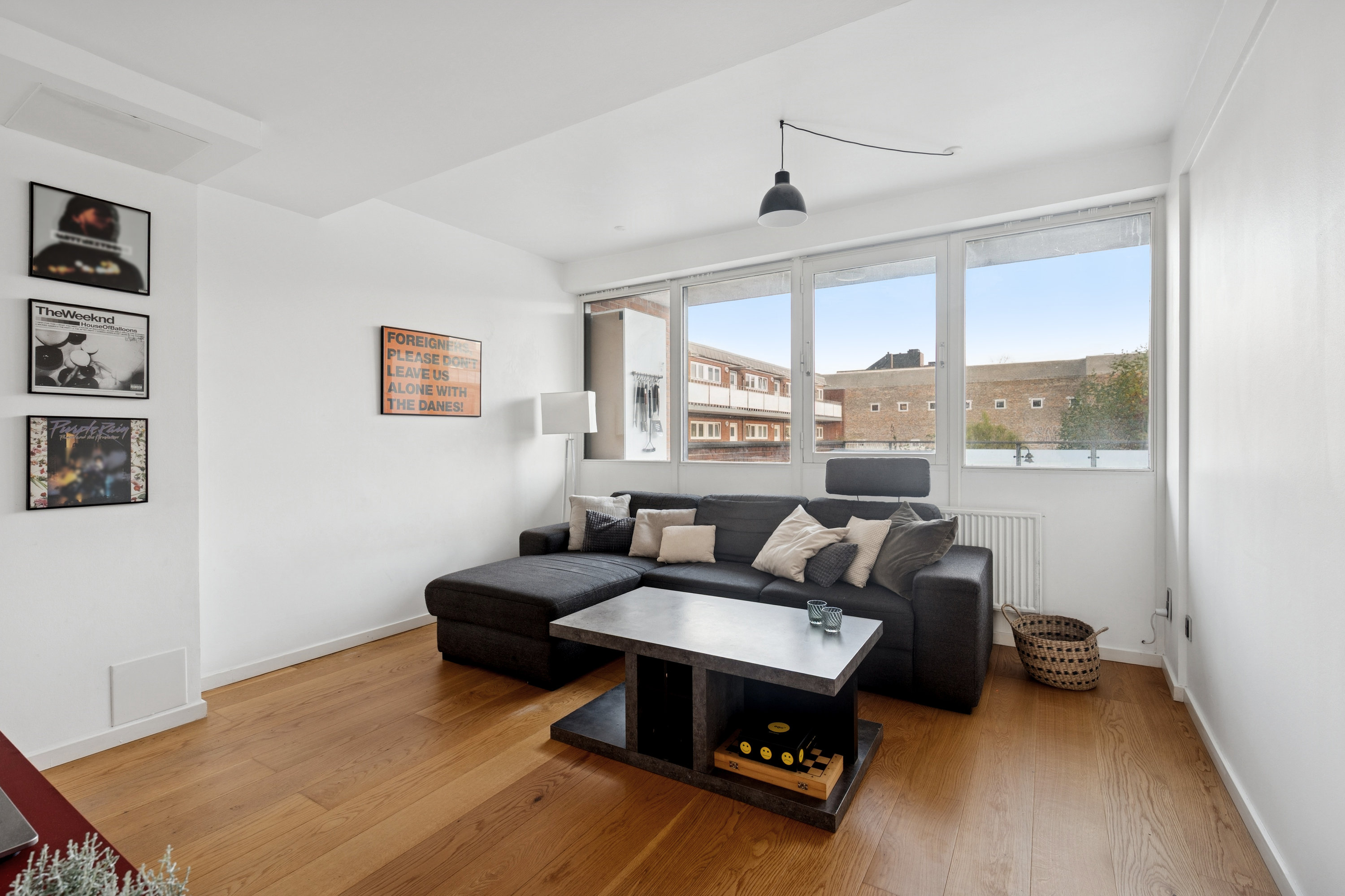 Fremhævet stue billede i fuldskærmstilstand. Billede af Frederikssundsvej 50, 1. 9., 2400 København NV