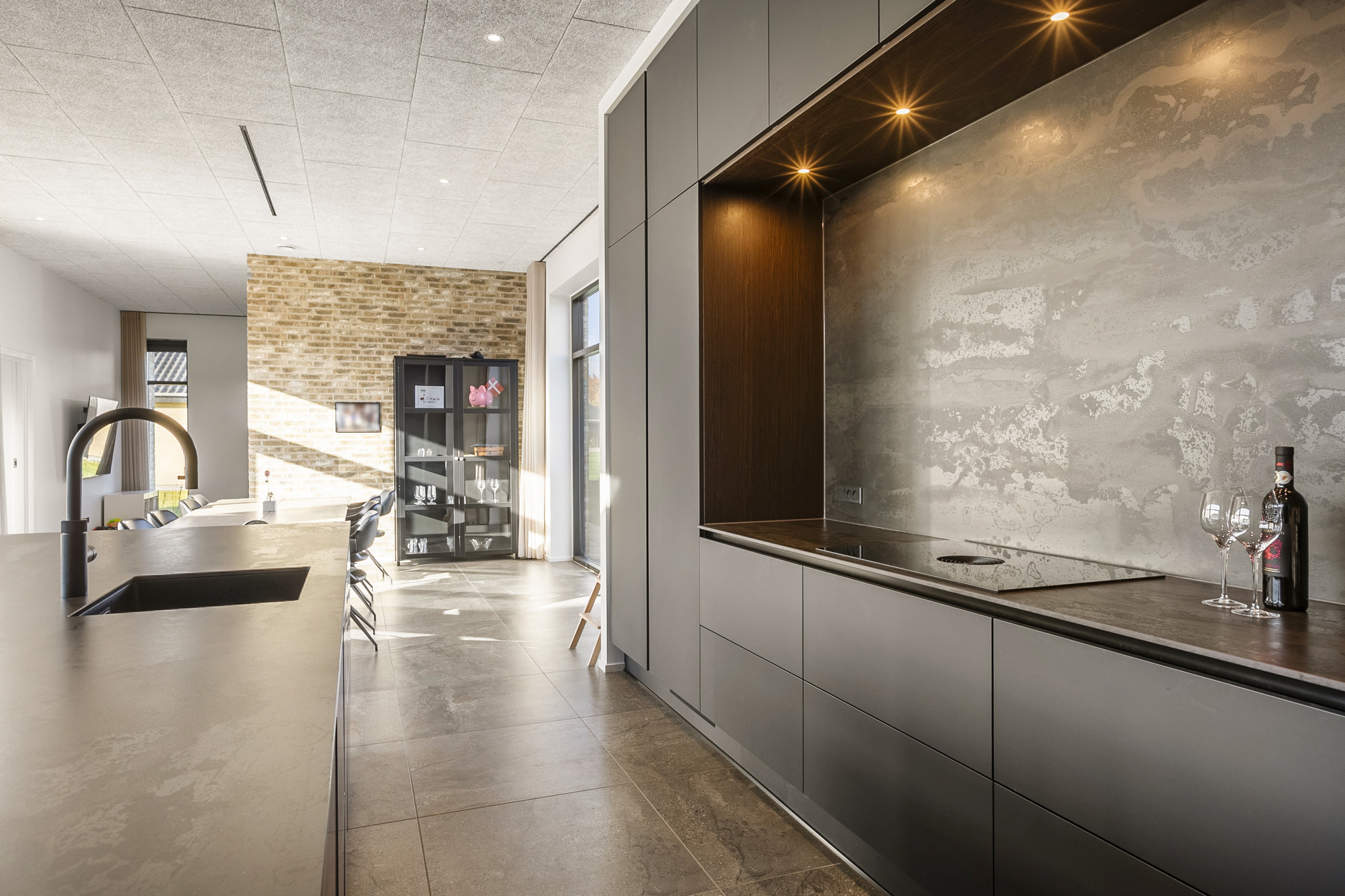 Fremhævet køkken billede i fuldskærmstilstand. Billede af Fladhøjparken 61, 6230 Rødekro