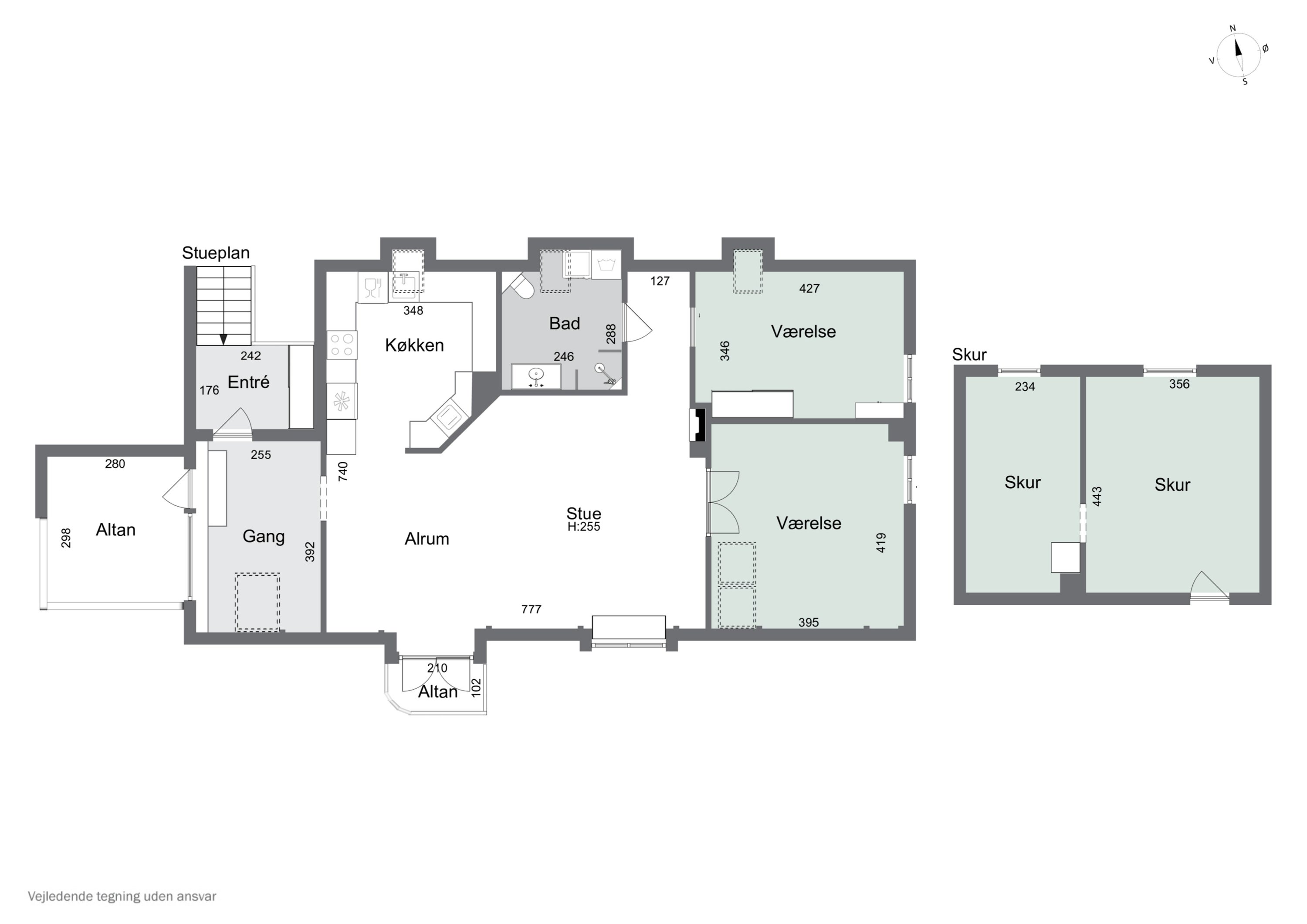 Plantegninger billede af Vestergade 3B, 2., 9800 Hjørring