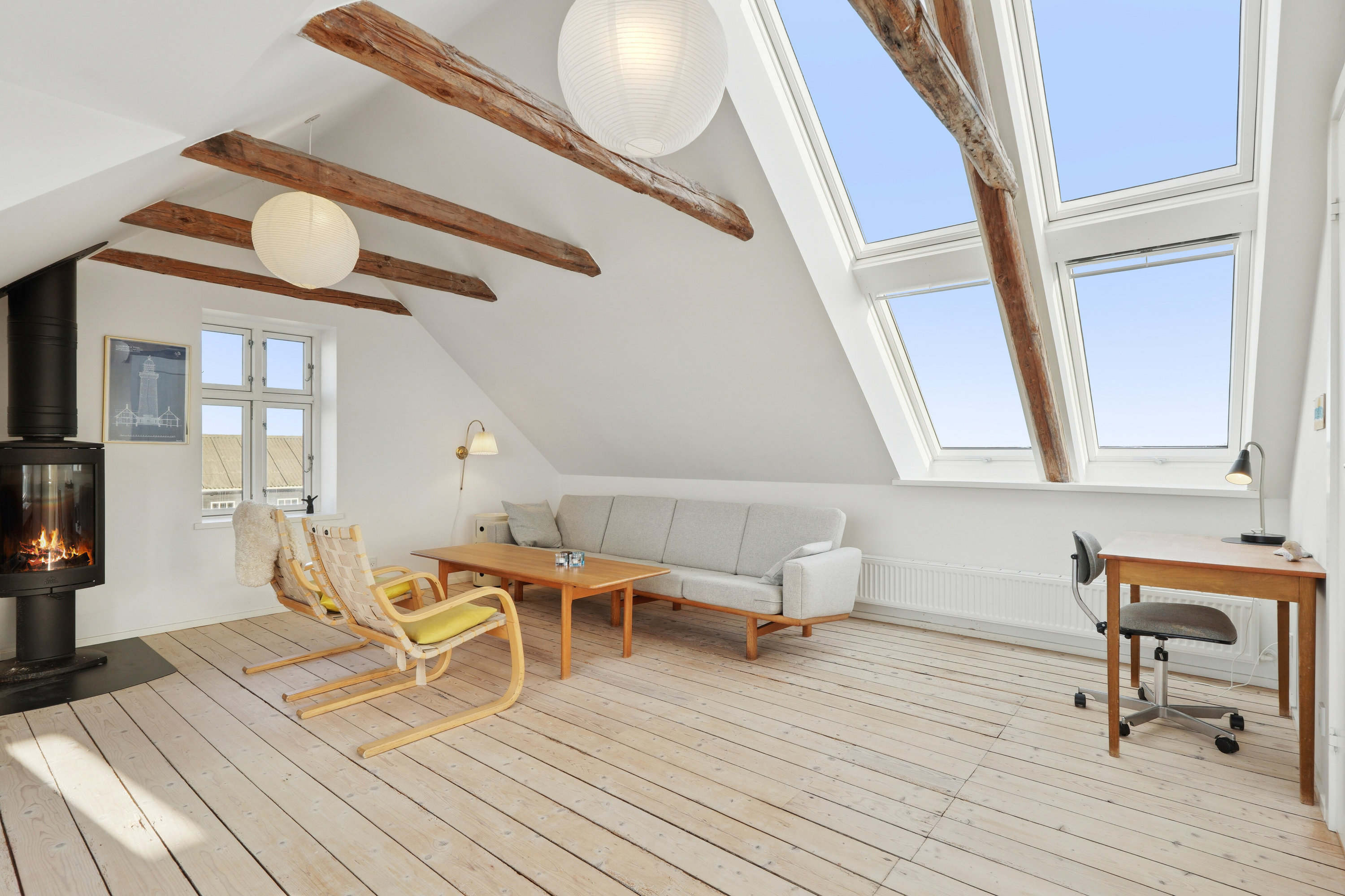 Fremhævet stue billede i fuldskærmstilstand. Billede af Aalumvej 30, Agger, 7770 Vestervig