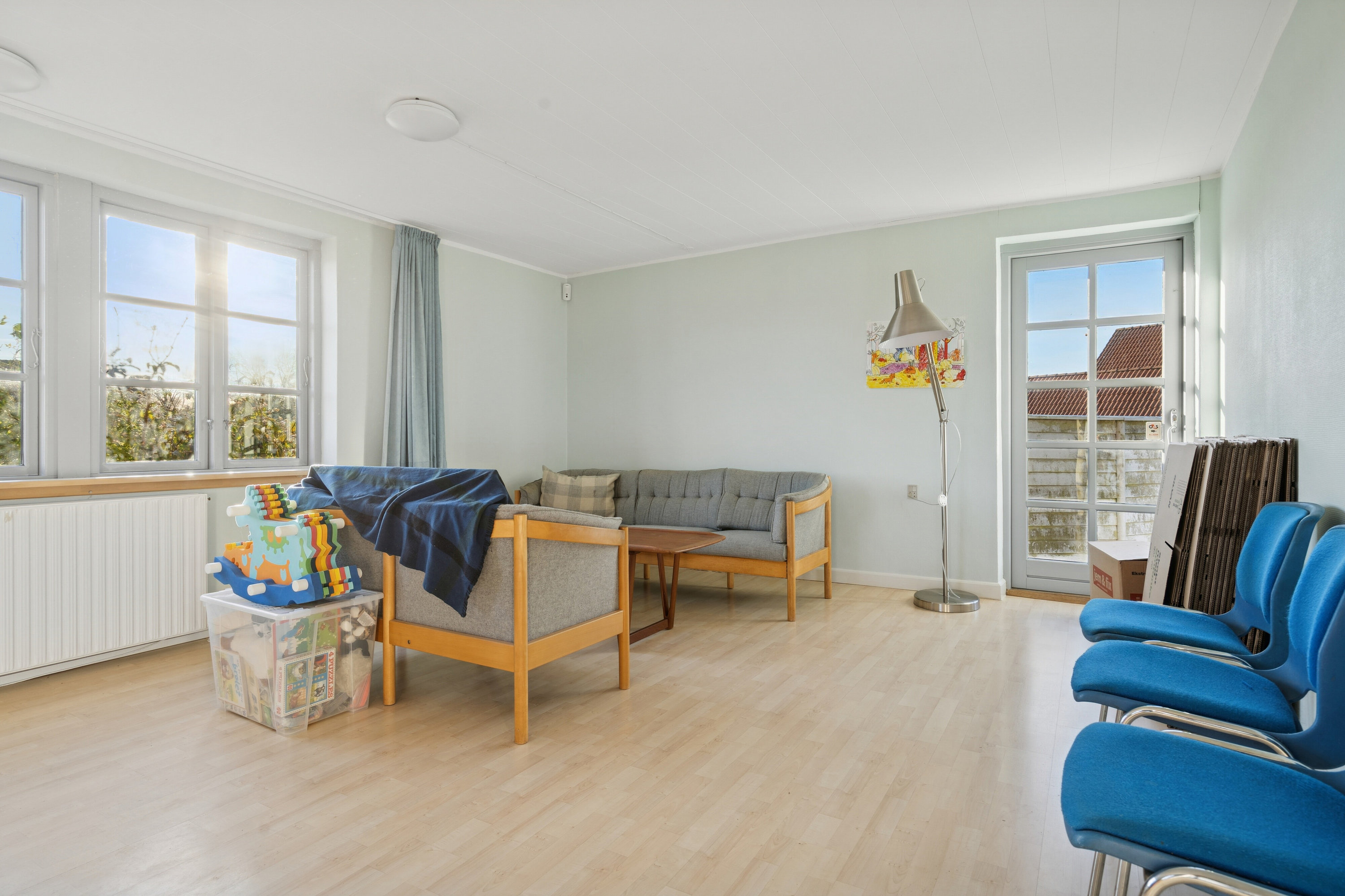 Fremhævet stue billede i fuldskærmstilstand. Billede af Næstvedvej 48, Fensmark, 4684 Holmegaard