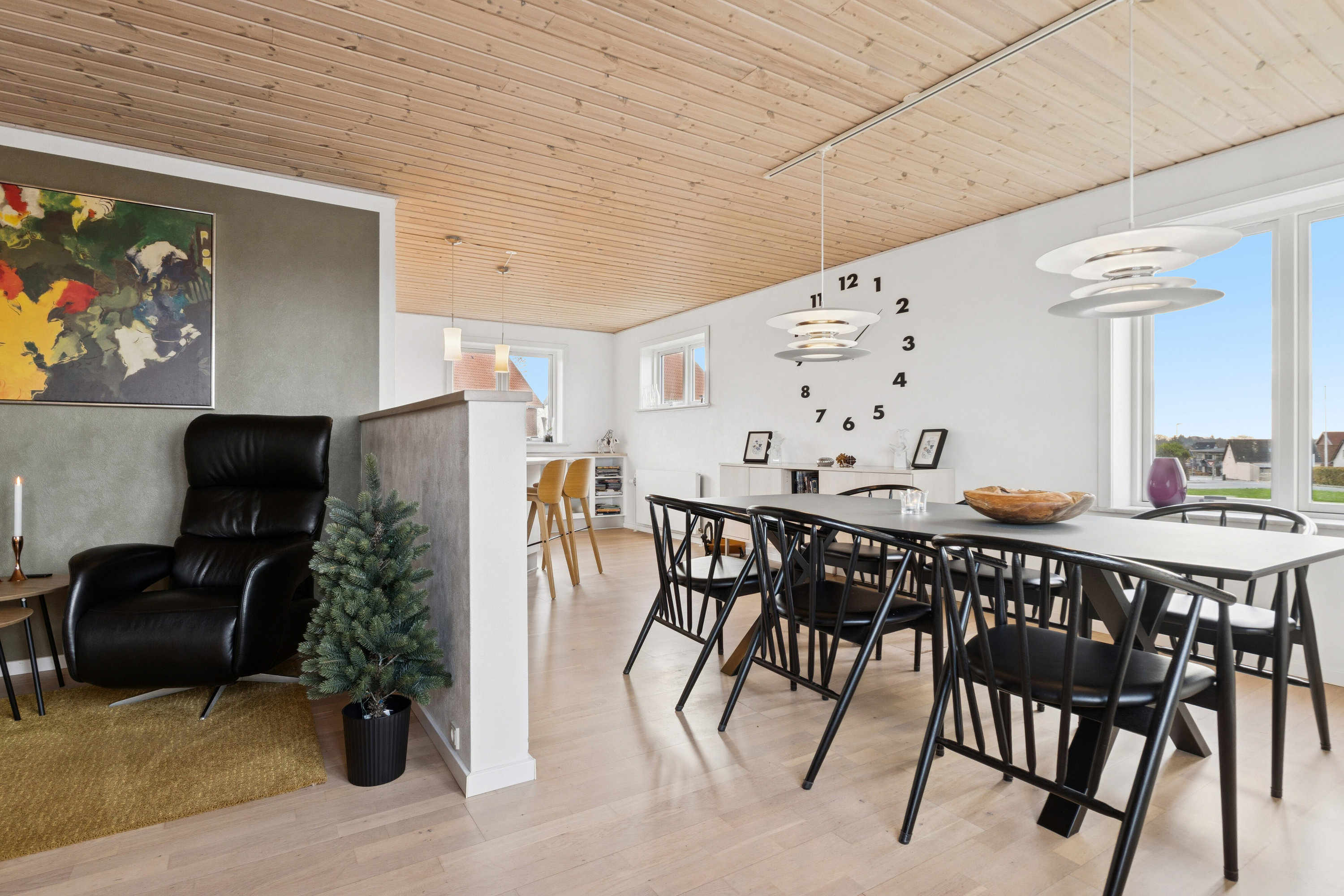 Fremhævet spisestue billede i fuldskærmstilstand. Billede af Bakkevej 3, 7755 Bedsted Thy