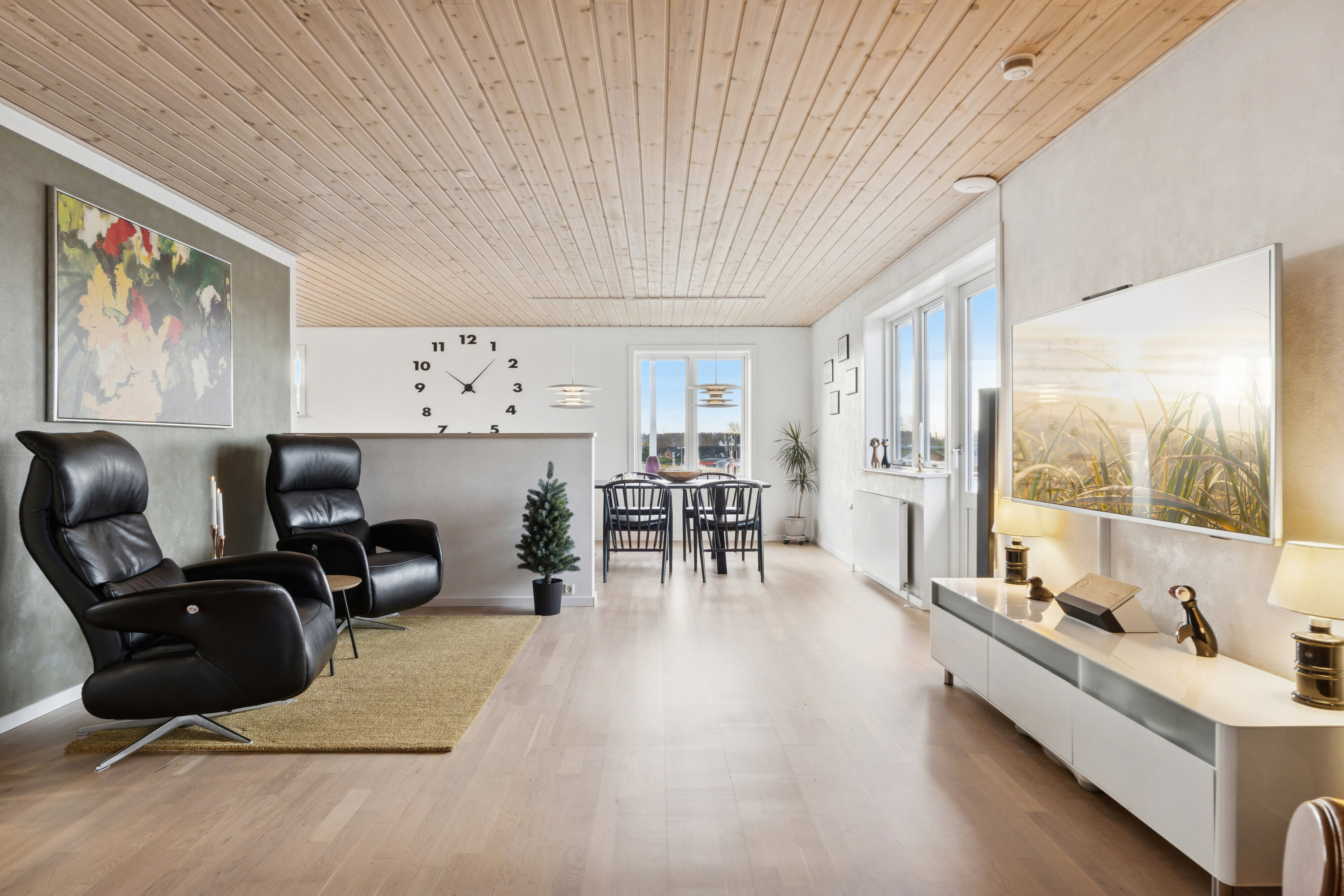 Fremhævet stue billede i fuldskærmstilstand. Billede af Bakkevej 3, 7755 Bedsted Thy