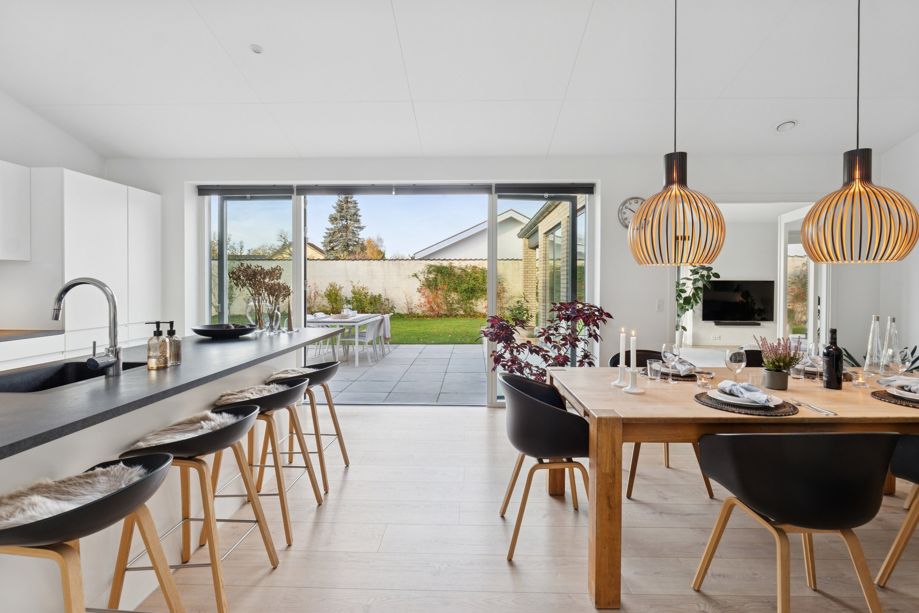 Fremhævet spisestue billede i fuldskærmstilstand. Billede af Nybrovej 195A, 2800 Kongens Lyngby