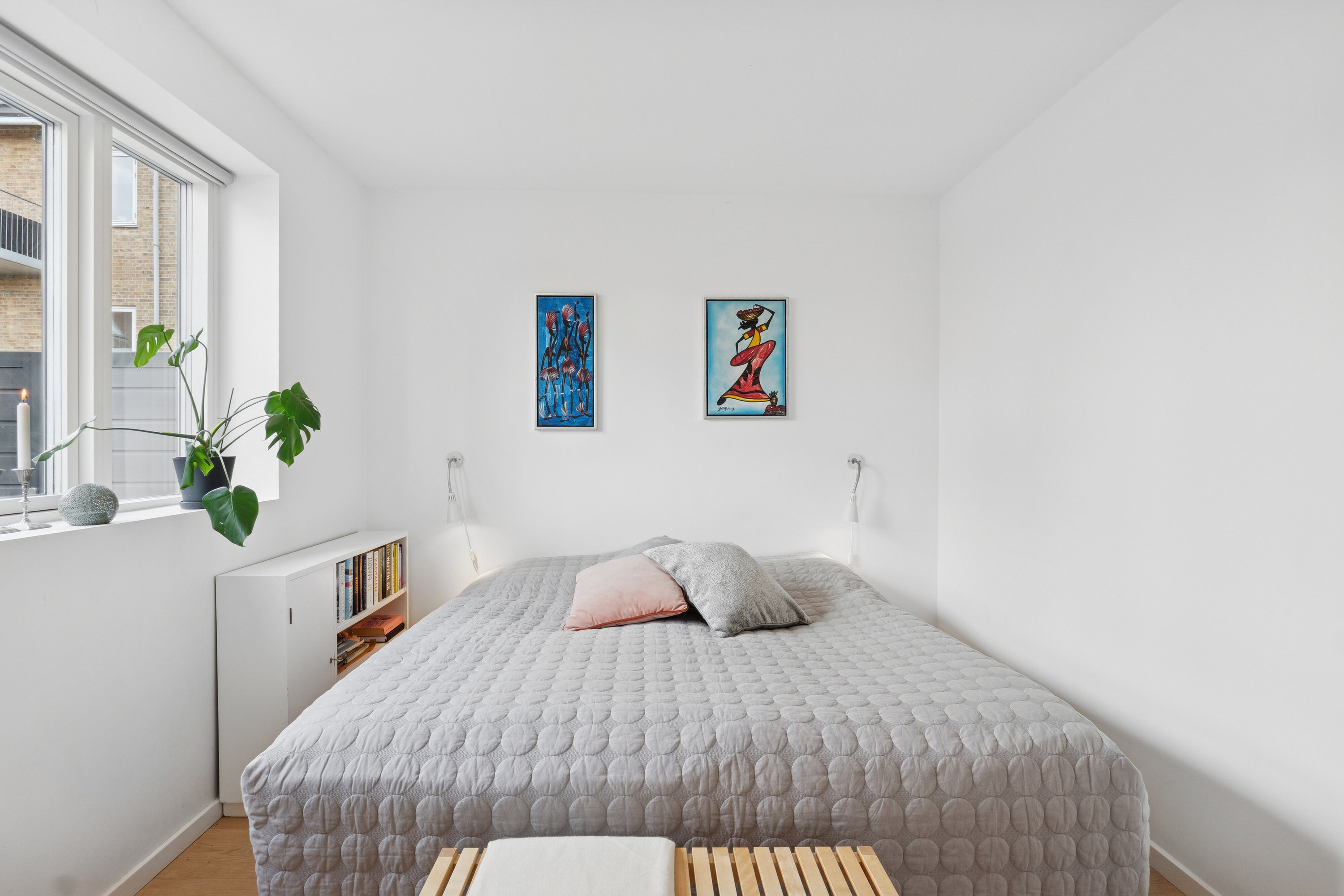 Fremhævet soveværelse billede i fuldskærmstilstand. Billede af Nybrovej 195A, 2800 Kongens Lyngby