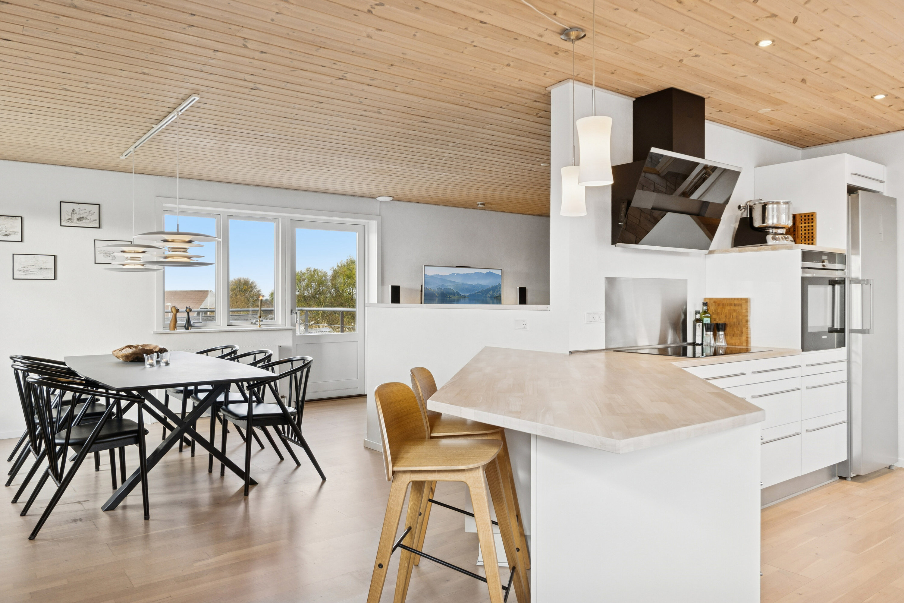 Fremhævet spisestue billede i fuldskærmstilstand. Billede af Bakkevej 3, 7755 Bedsted Thy