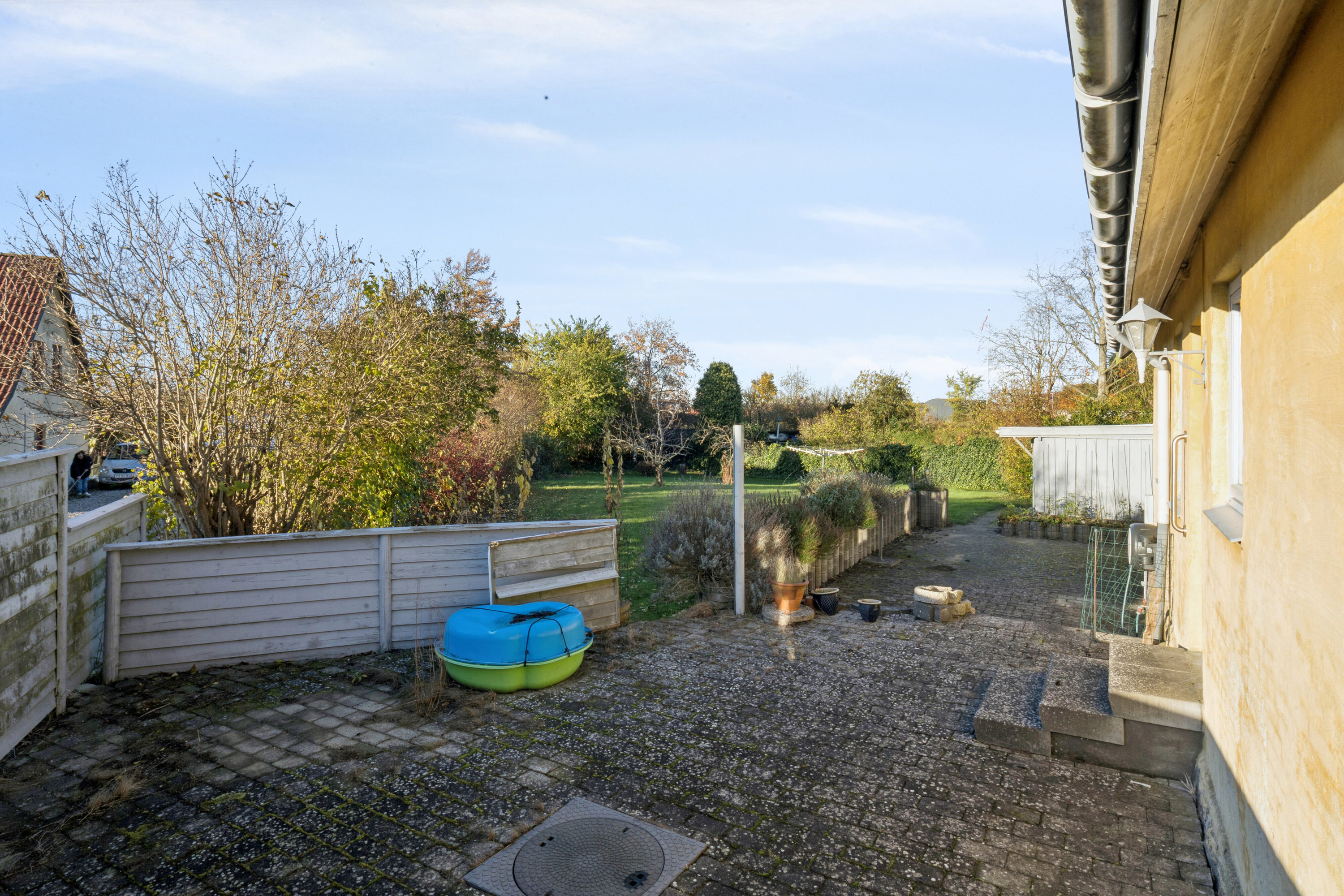 Fremhævet terrasse billede i fuldskærmstilstand. Billede af Næstvedvej 48, Fensmark, 4684 Holmegaard