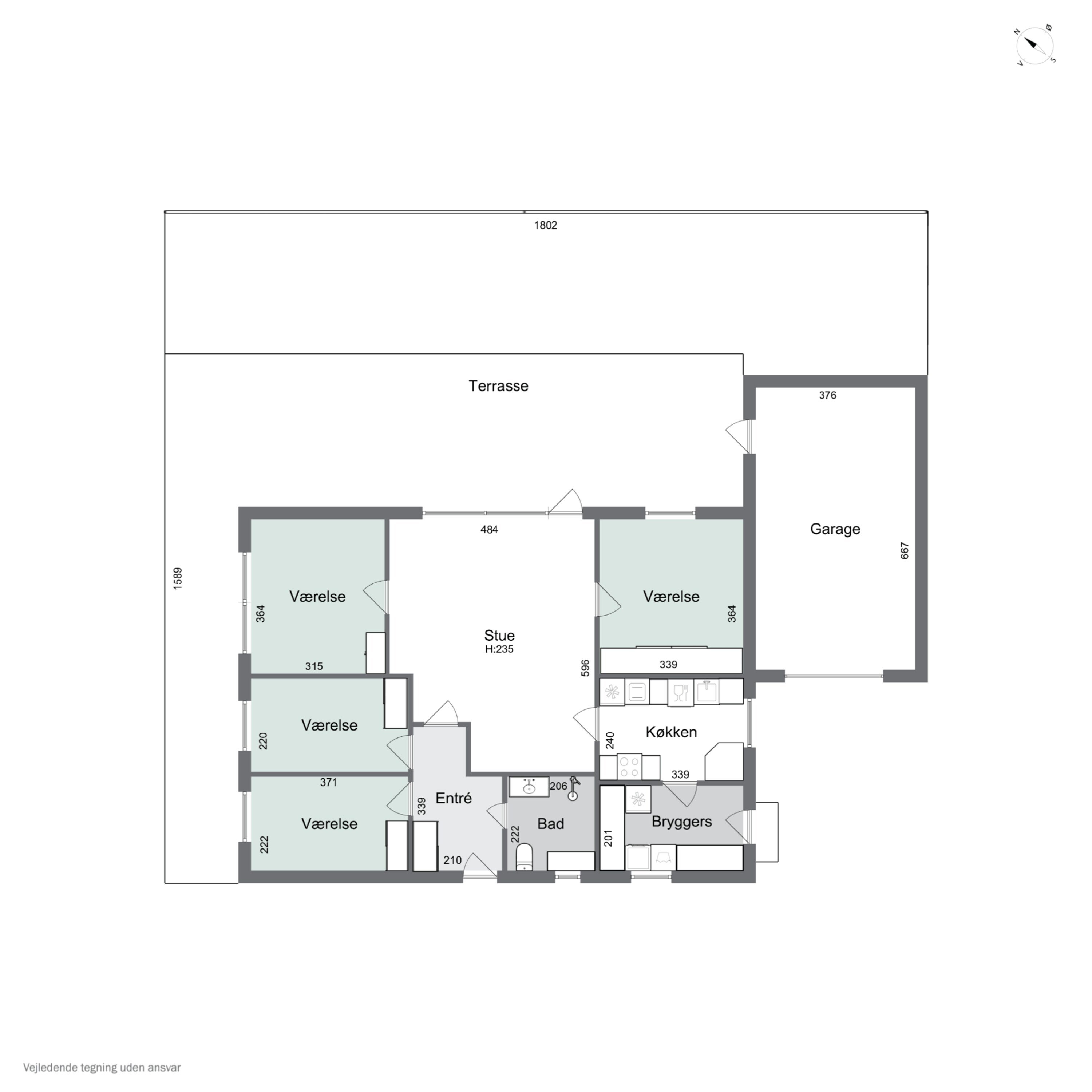 Plantegninger billede af Søholmparken 51, 4200 Slagelse