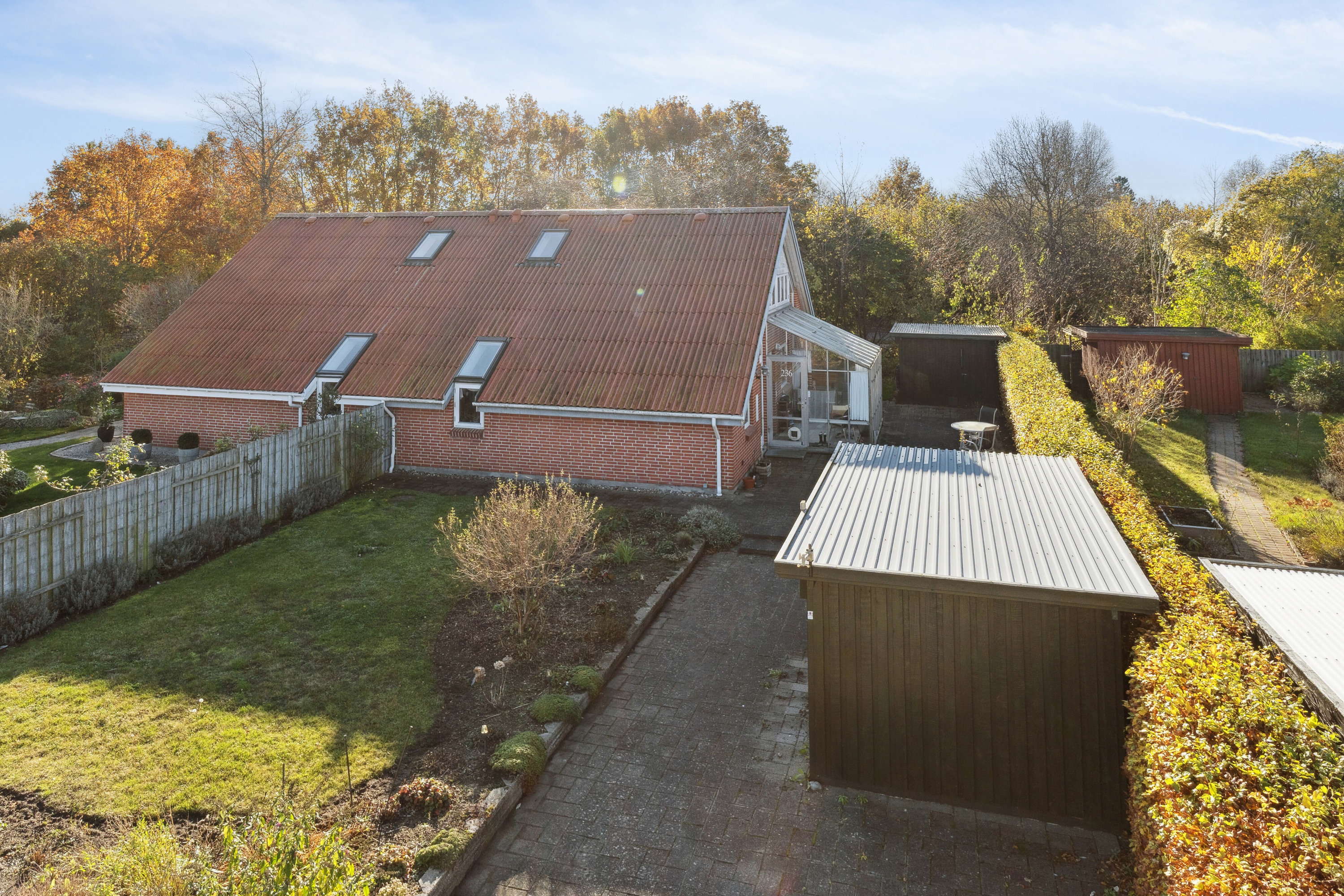 Miniaturebillede 1: luftfoto. Billede af Gl. Vindingevej 236, 5800 Nyborg