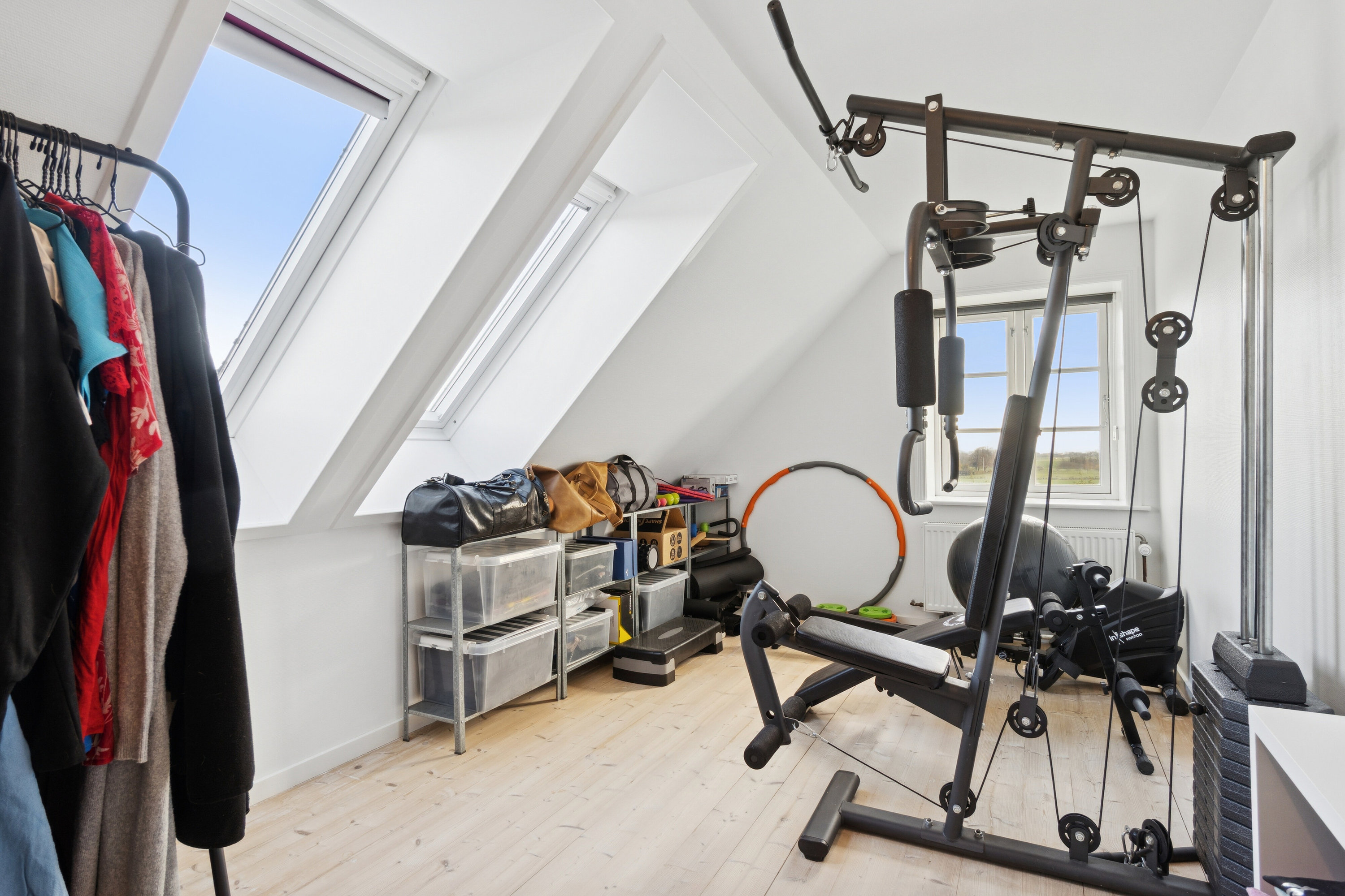Fremhævet motionsrum billede i fuldskærmstilstand. Billede af Østermarievej 14, Ibsker, 3740 Svaneke