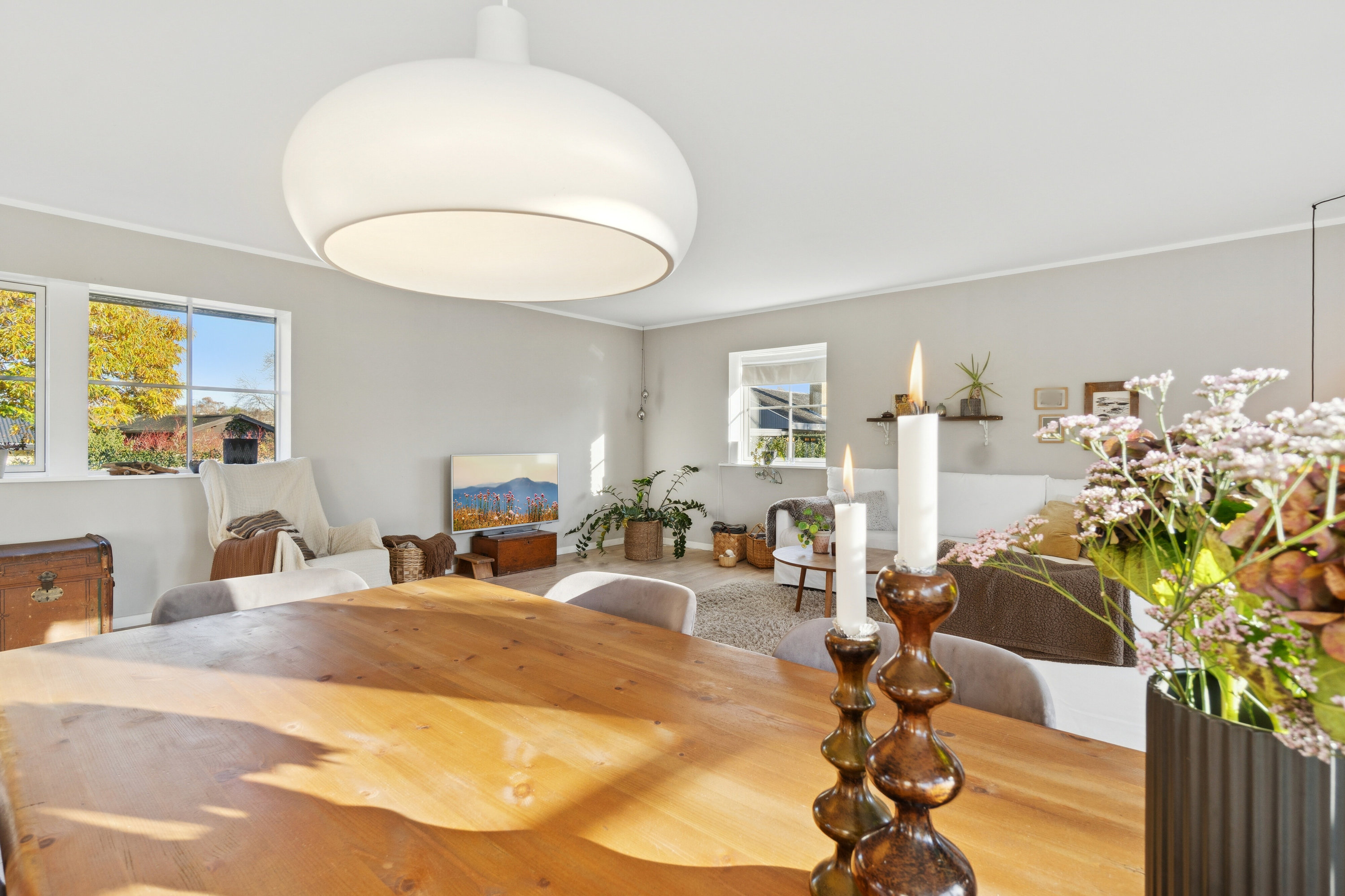 Fremhævet spisestue billede i fuldskærmstilstand. Billede af Smallesund 97, Rønne, 3700 Rønne