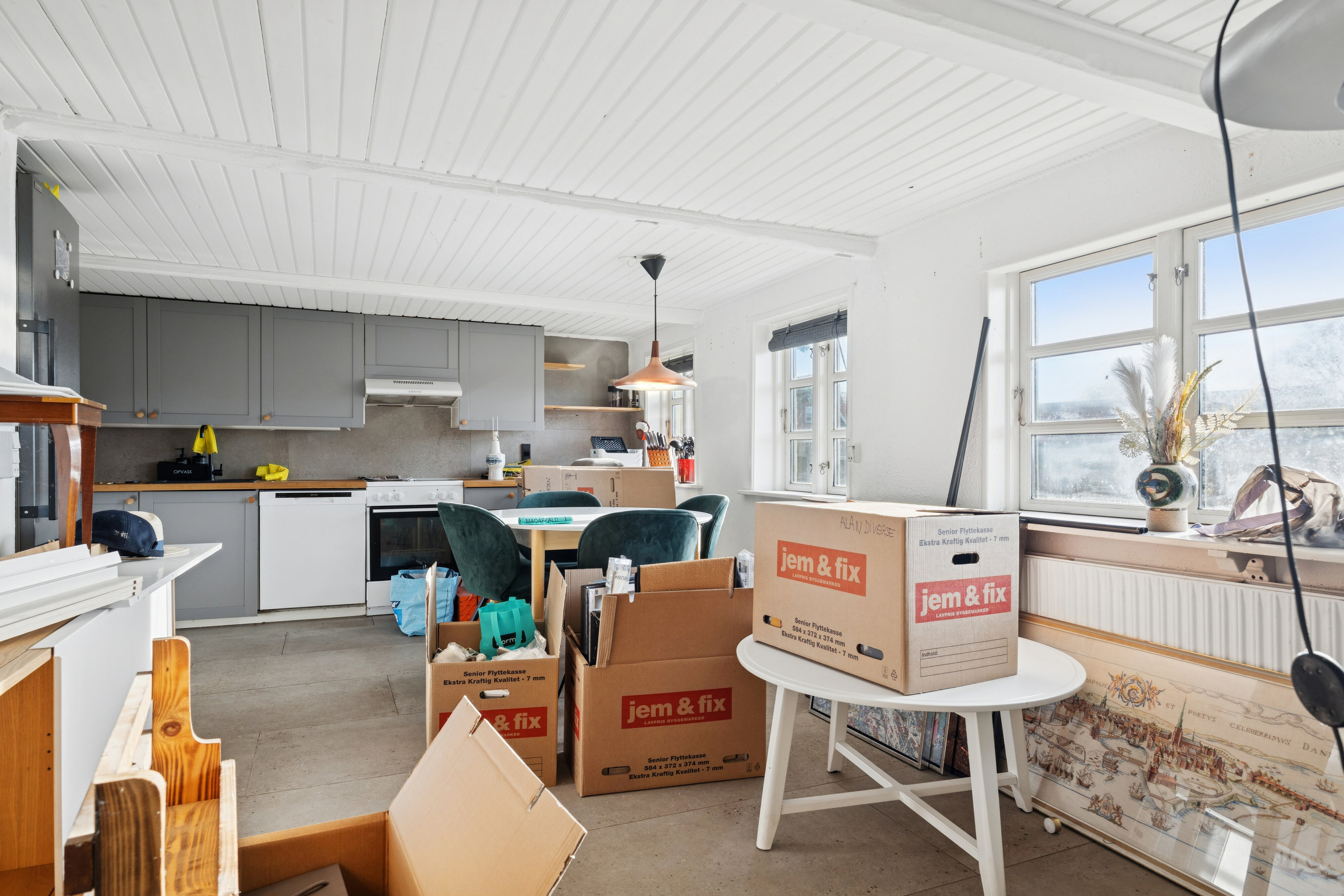 Fremhævet spisestue billede i fuldskærmstilstand. Billede af Ørslevvej 243, 4735 Mern