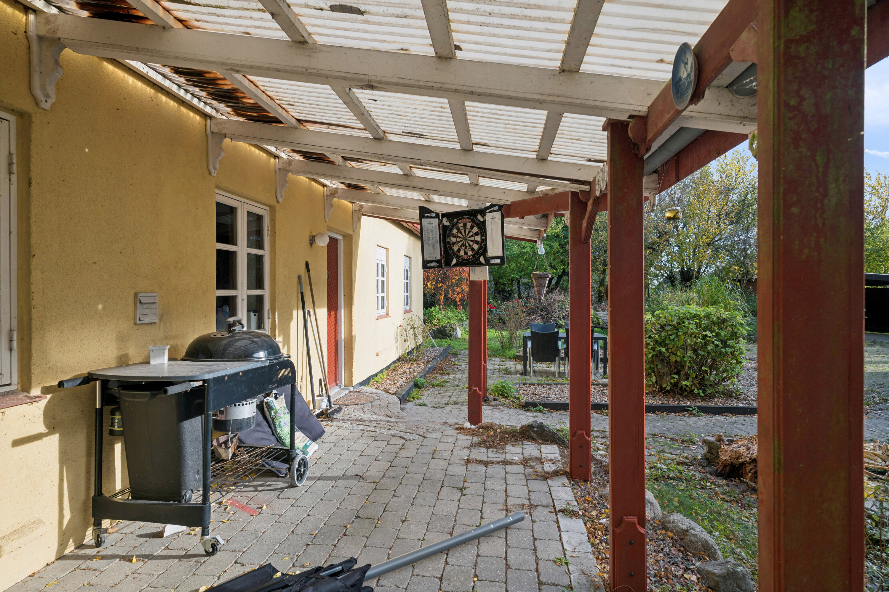 Fremhævet udendørs billede i fuldskærmstilstand. Billede af Ørslevvej 243, 4735 Mern