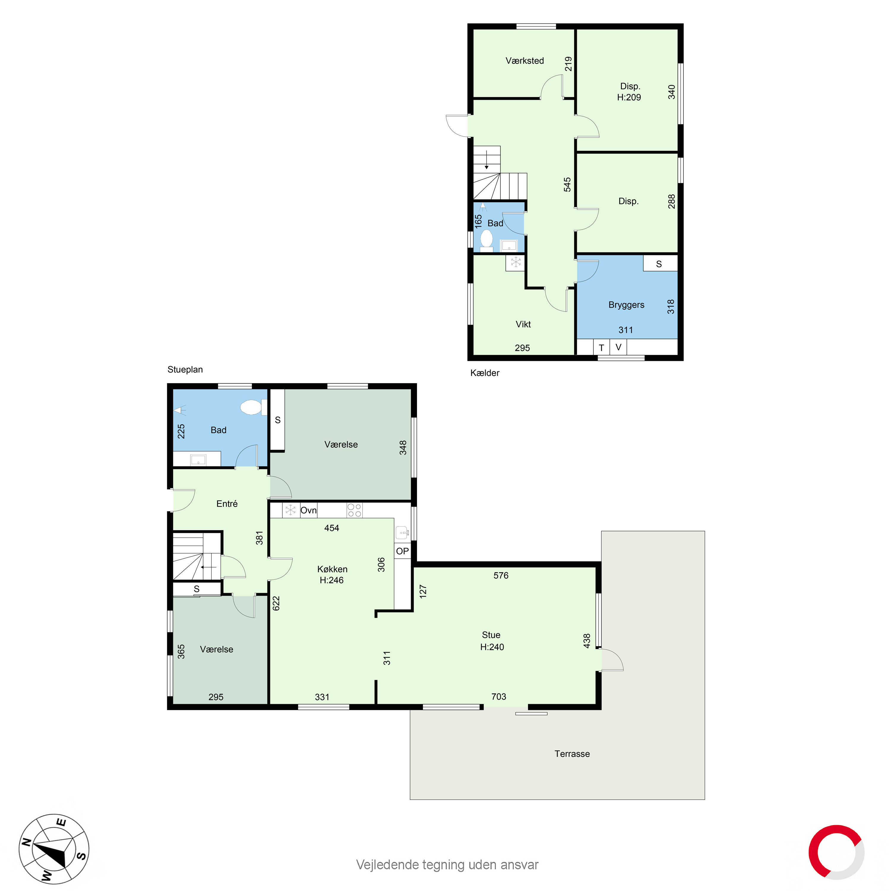 Plantegninger billede af Degnebakken 28, Hasle, 8210 Aarhus V