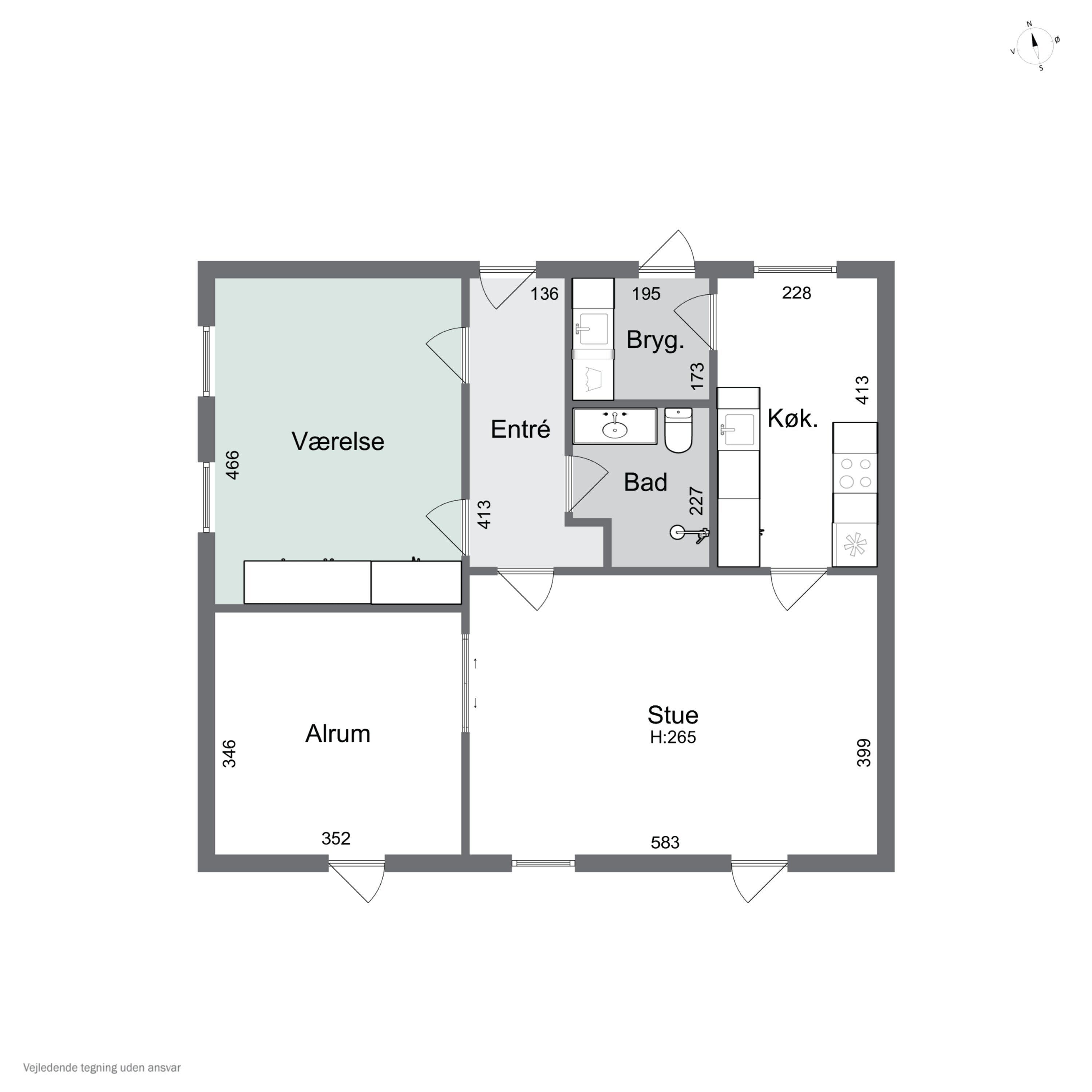 Plantegninger billede af Kernevej 48, 4760 Vordingborg