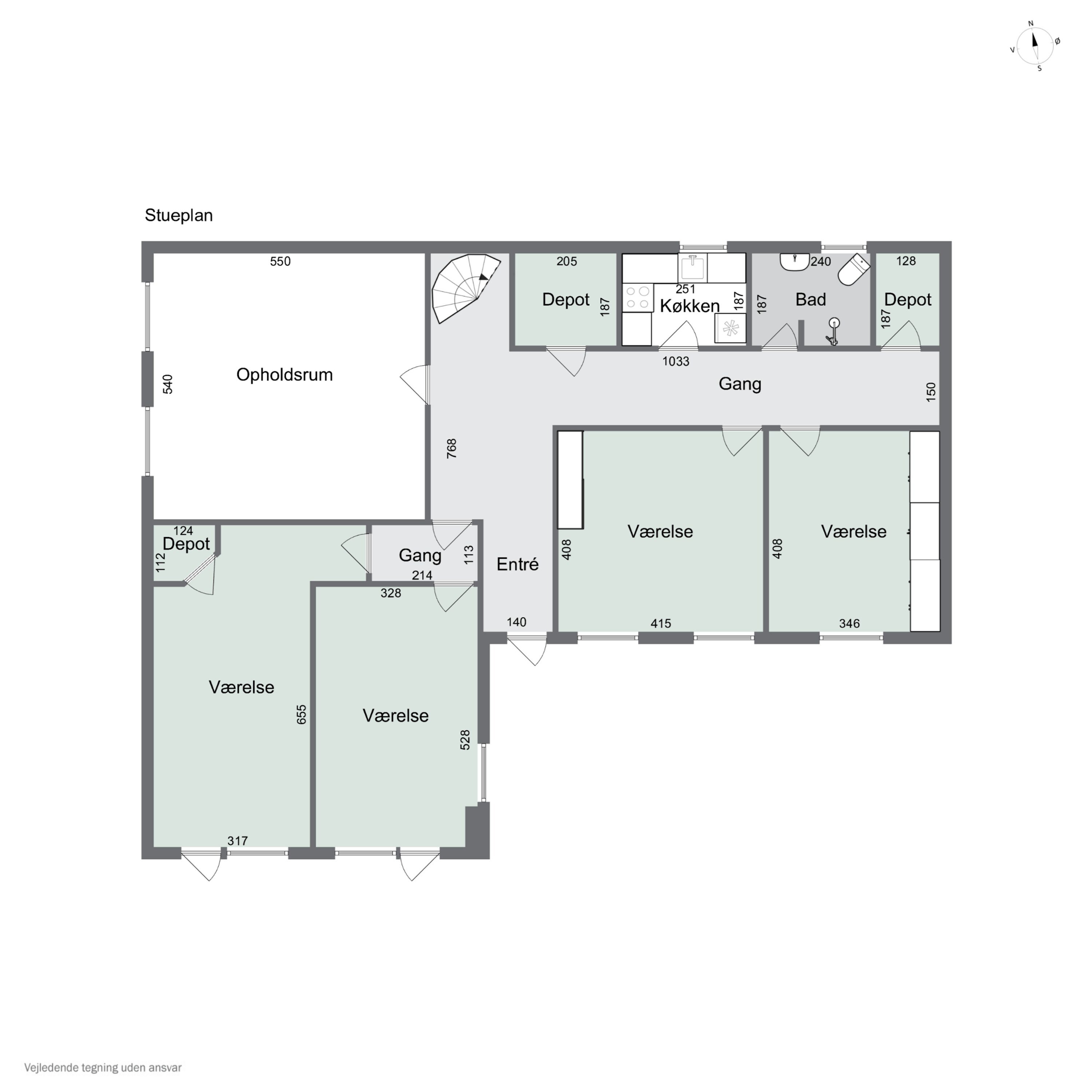 Plantegninger billede af Risumvej 36, 8600 Silkeborg