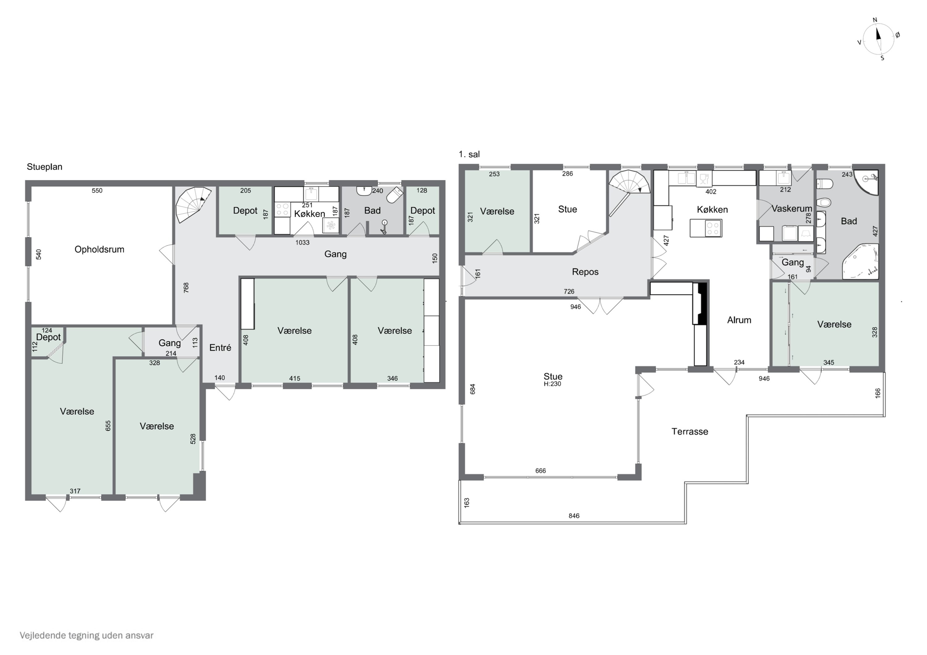 Plantegninger billede af Risumvej 36, 8600 Silkeborg