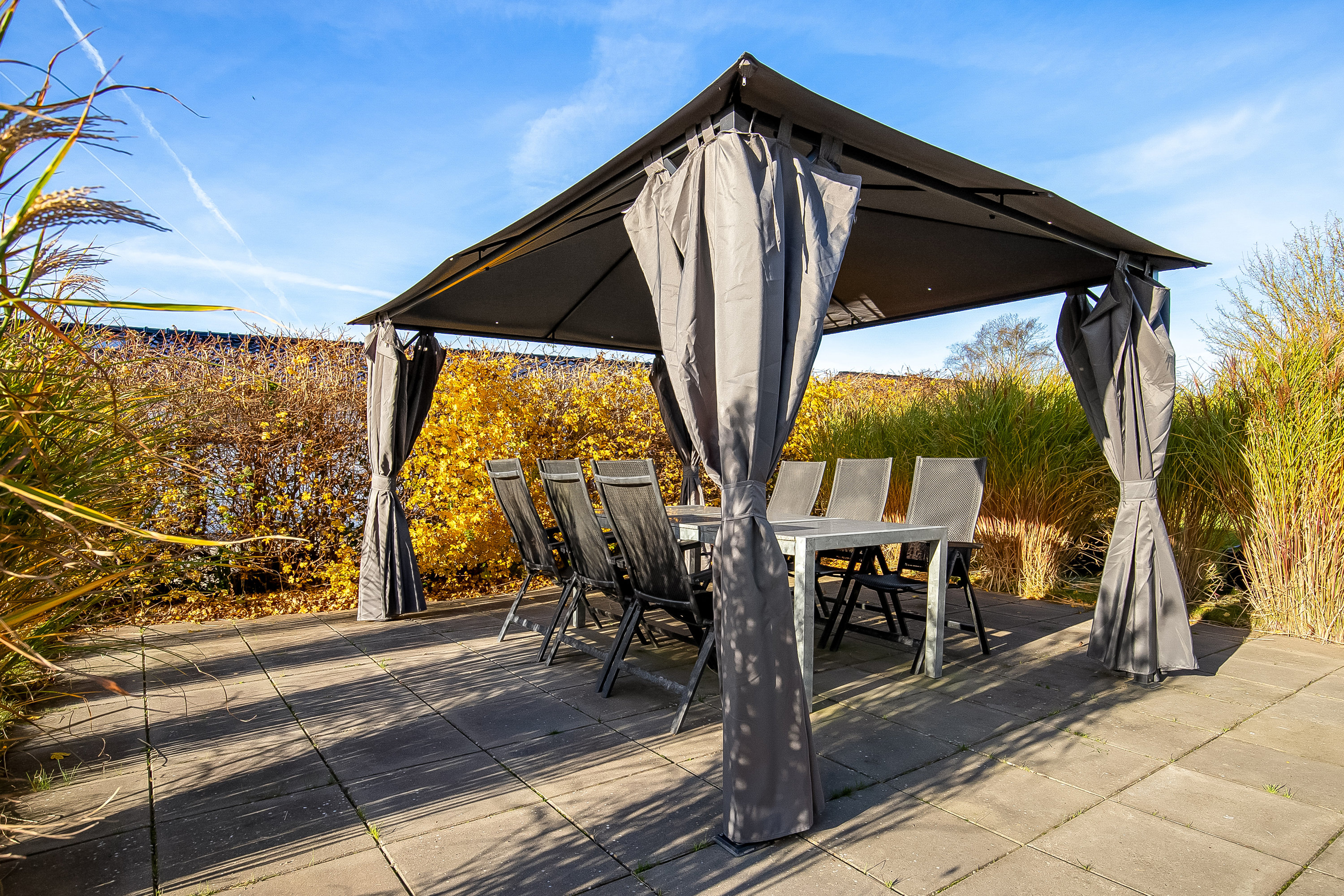 Fremhævet terrasse billede i fuldskærmstilstand. Billede af Solskovvej 19, Hornstrup Mølleby, 7100 Vejle